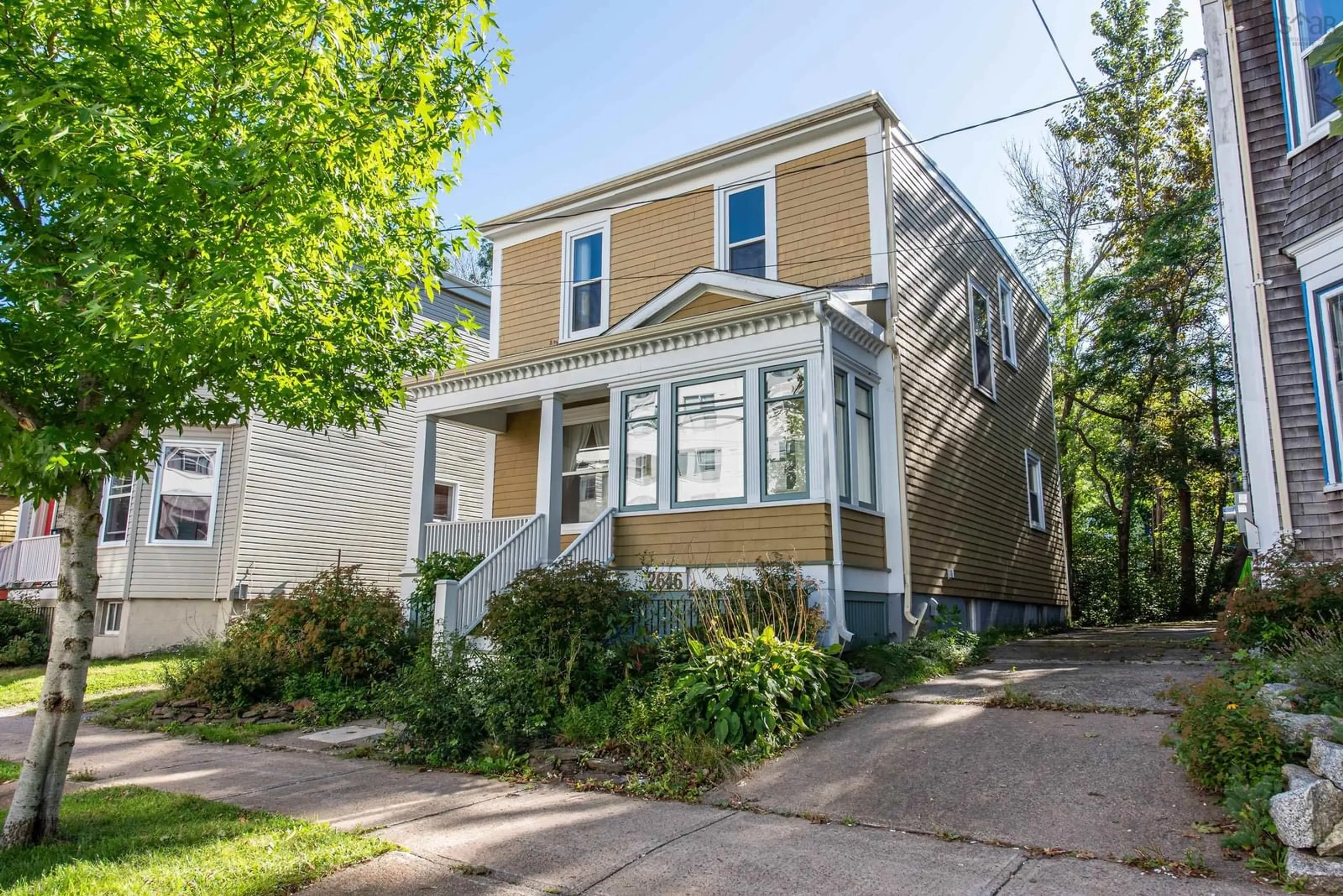 Home with vinyl exterior material, street for 2646 Northwood Terr, Halifax Nova Scotia B3K 3S7
