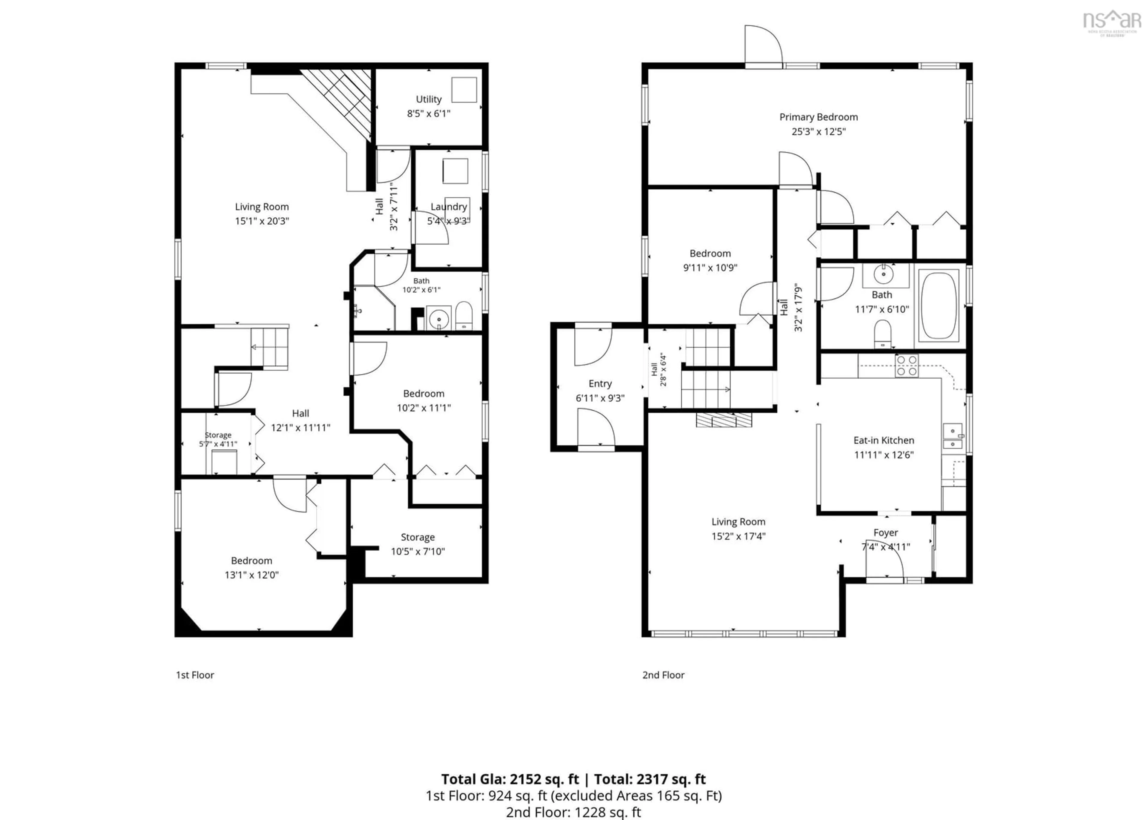 Floor plan for 54 Currie St, Glace Bay Nova Scotia B1A 5E4