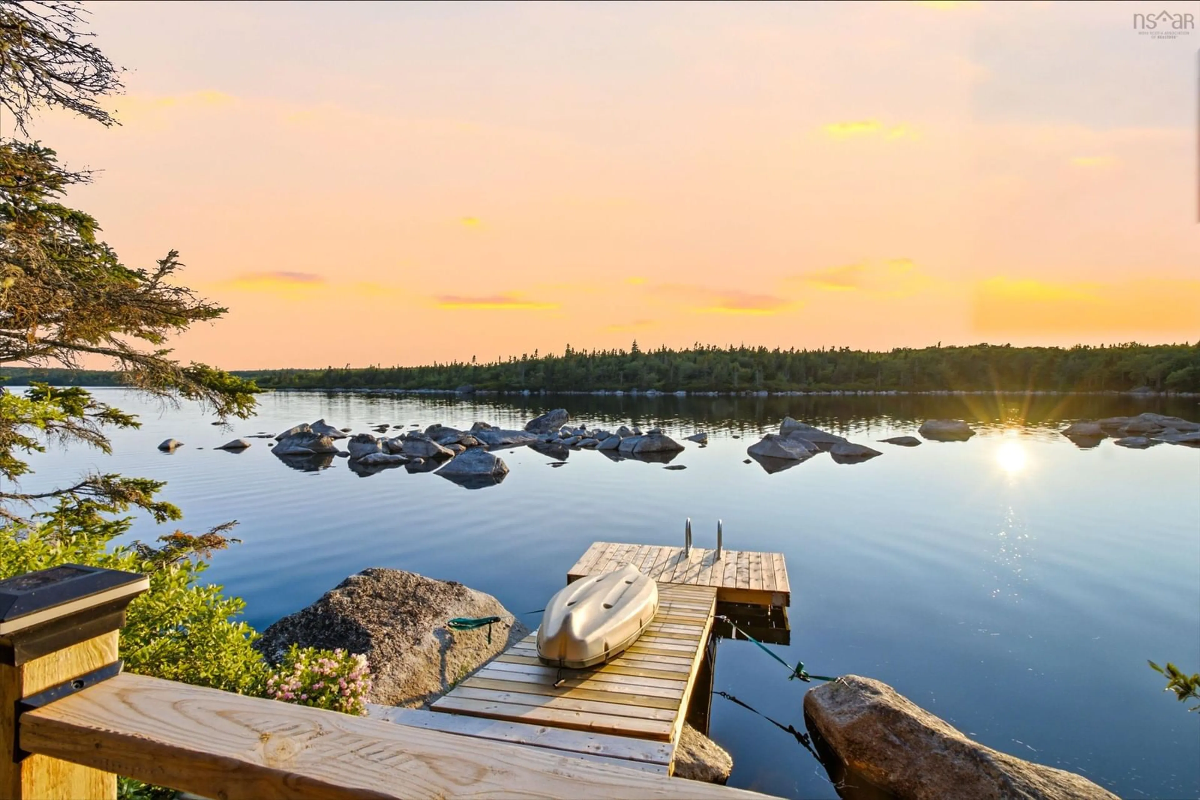 Patio, water/lake/river/ocean view for 71 Troutwater Terr, Portuguese Cove Nova Scotia B3V 0E4