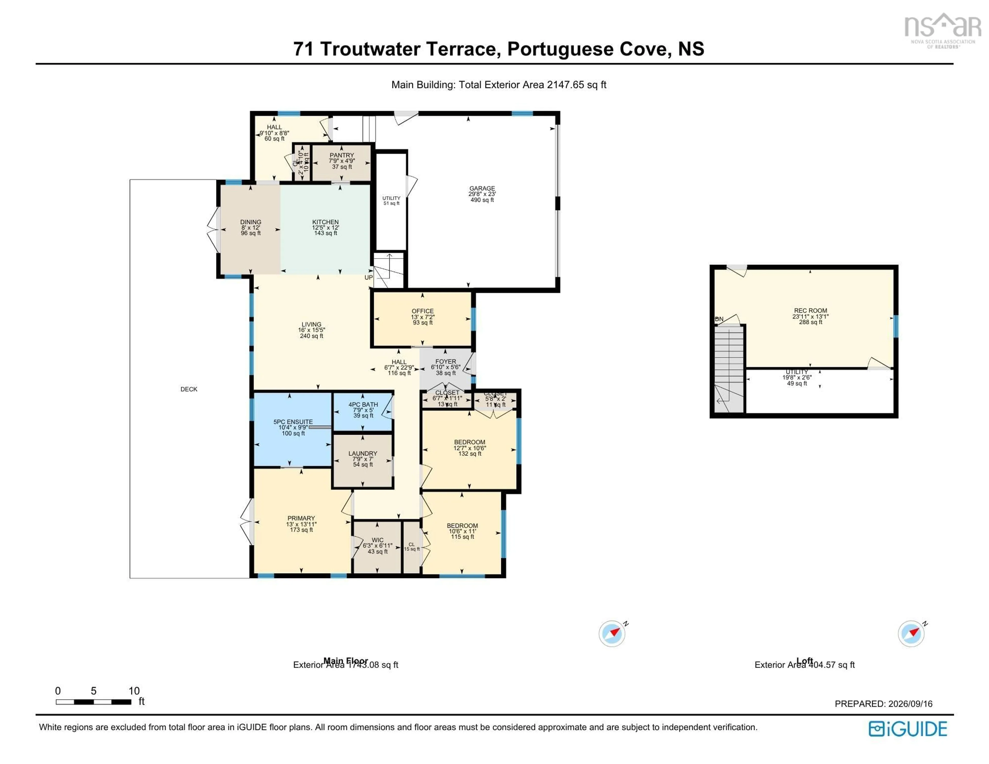 Floor plan for 71 Troutwater Terr, Portuguese Cove Nova Scotia B3V 0E4