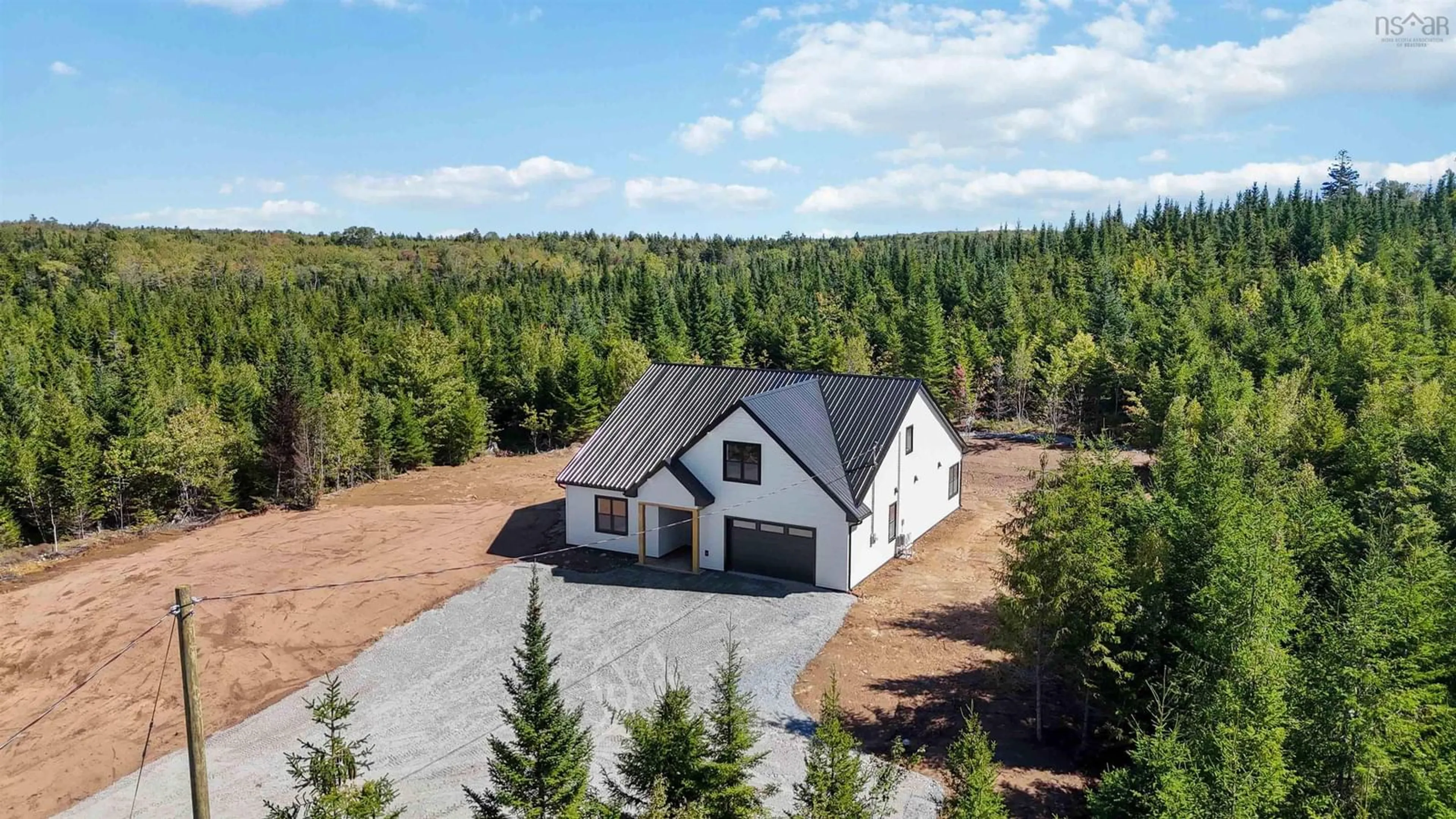 A pic from outside/outdoor area/front of a property/back of a property/a pic from drone, forest/trees view for 79 Avery Lane, Mount Uniacke Nova Scotia B0N 1Z0