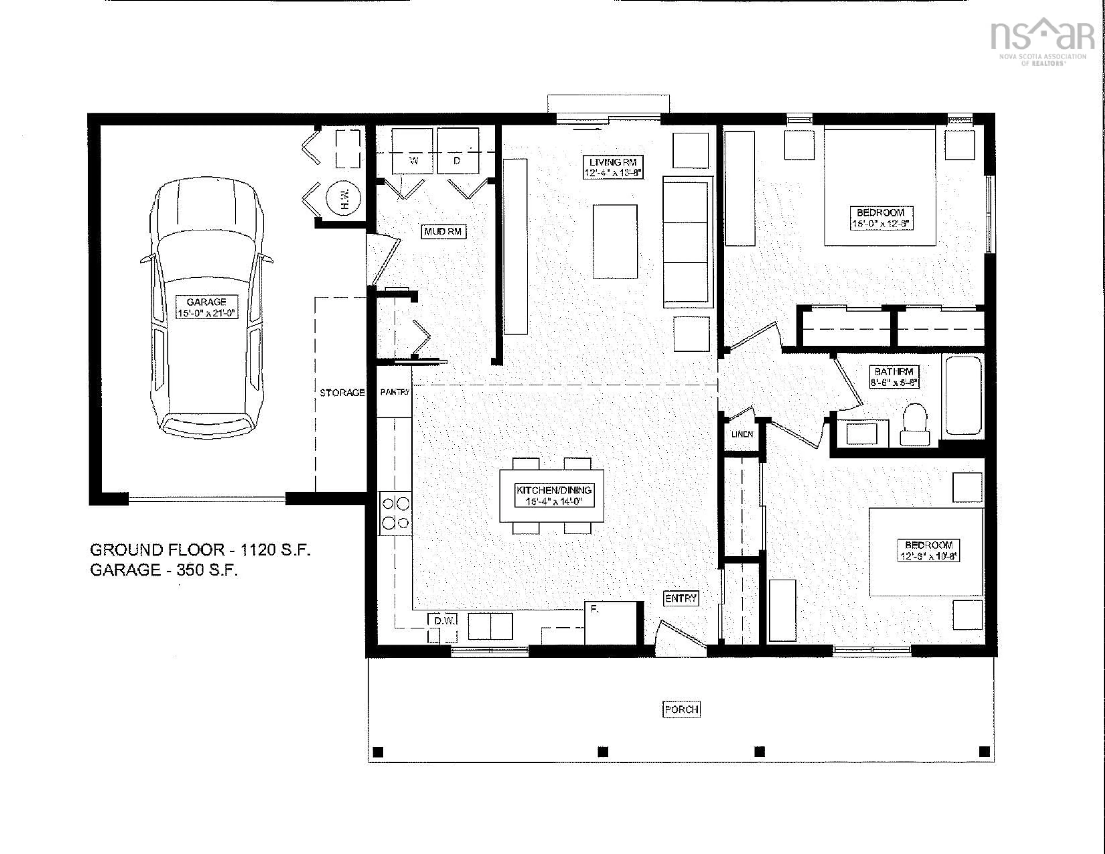 Floor plan for 397 Main St, Middleton Nova Scotia B0S 1P0