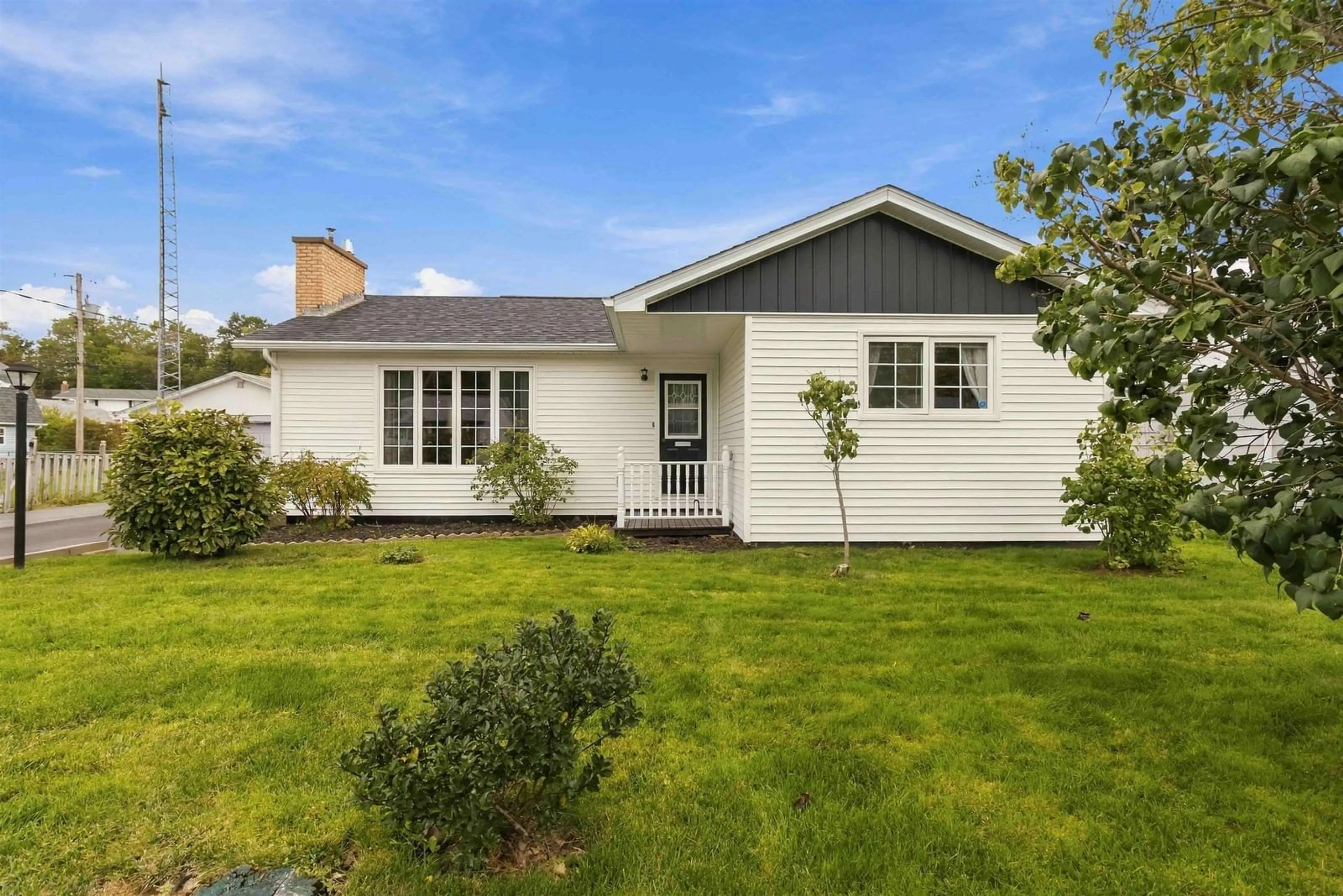 Home with vinyl exterior material, street for 49 Belleshire Dr, Sackville Nova Scotia B4C 1M4