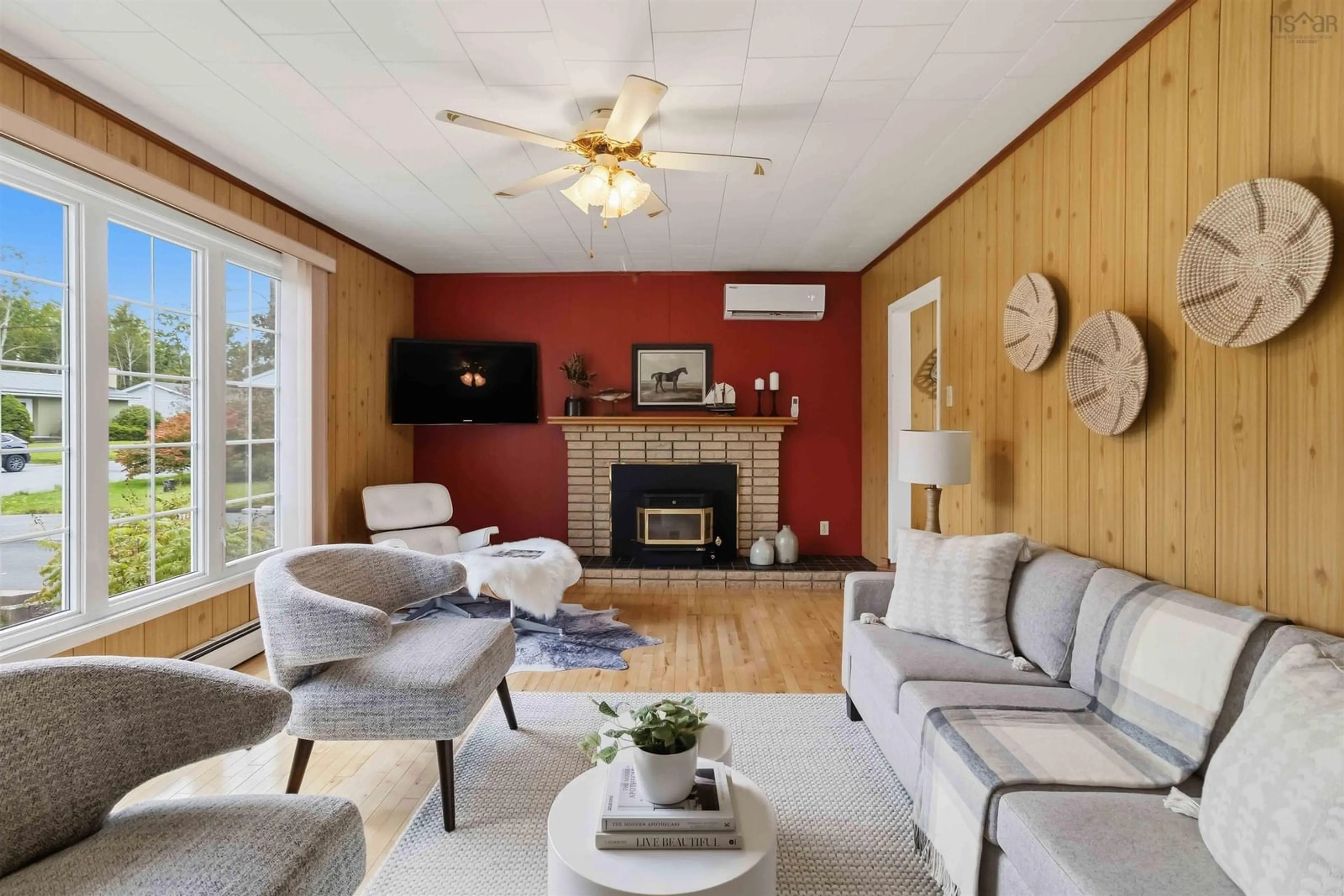 Living room with furniture, unknown for 49 Belleshire Dr, Sackville Nova Scotia B4C 1M4