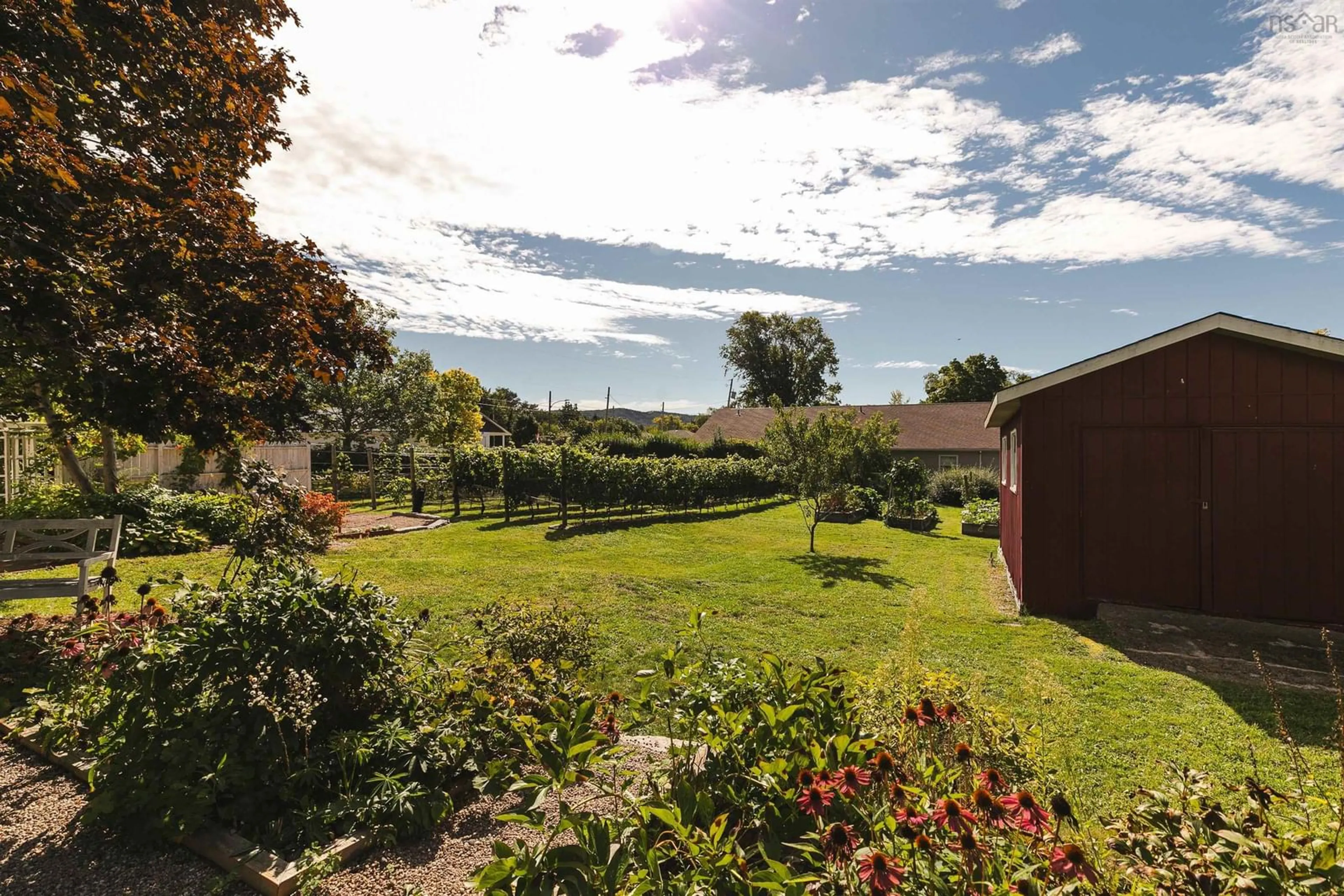 A pic from outside/outdoor area/front of a property/back of a property/a pic from drone, water/lake/river/ocean view for 374 Granville St, Bridgetown Nova Scotia B0S 1C0