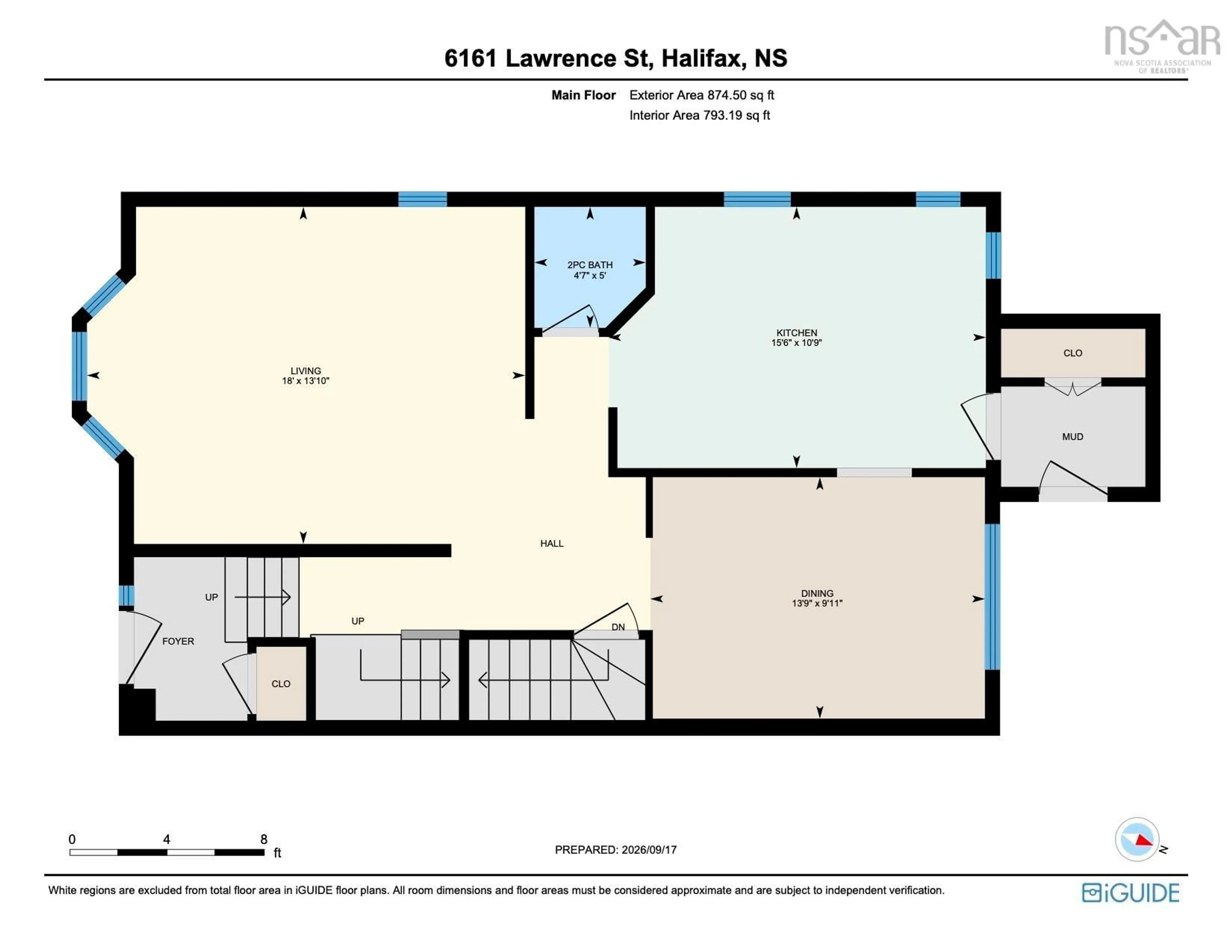 Floor plan for 6161 Lawrence St, Halifax Nova Scotia B3L 1J7