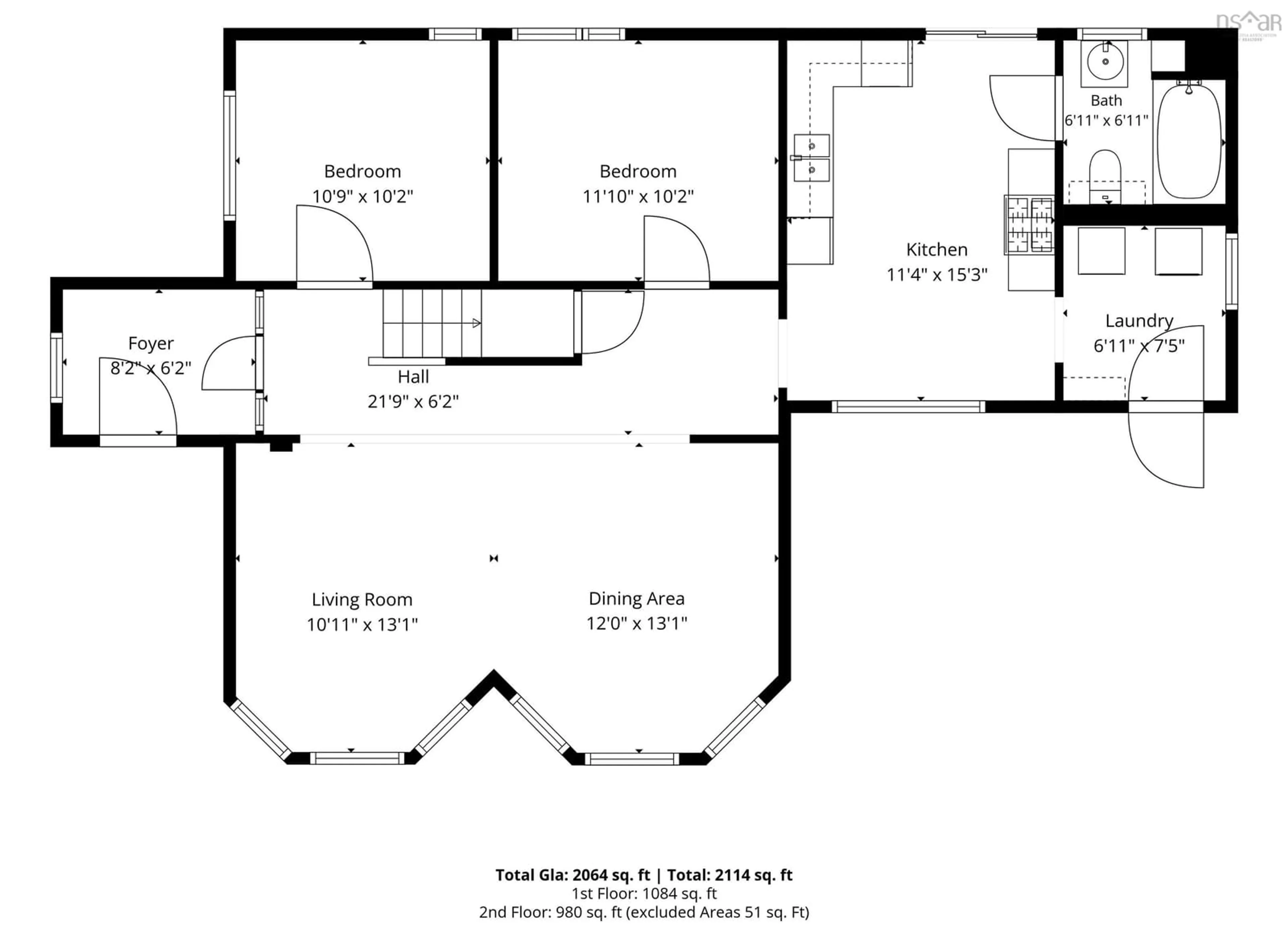 Floor plan for 88 Church St, Inverness Nova Scotia B0E 1N0