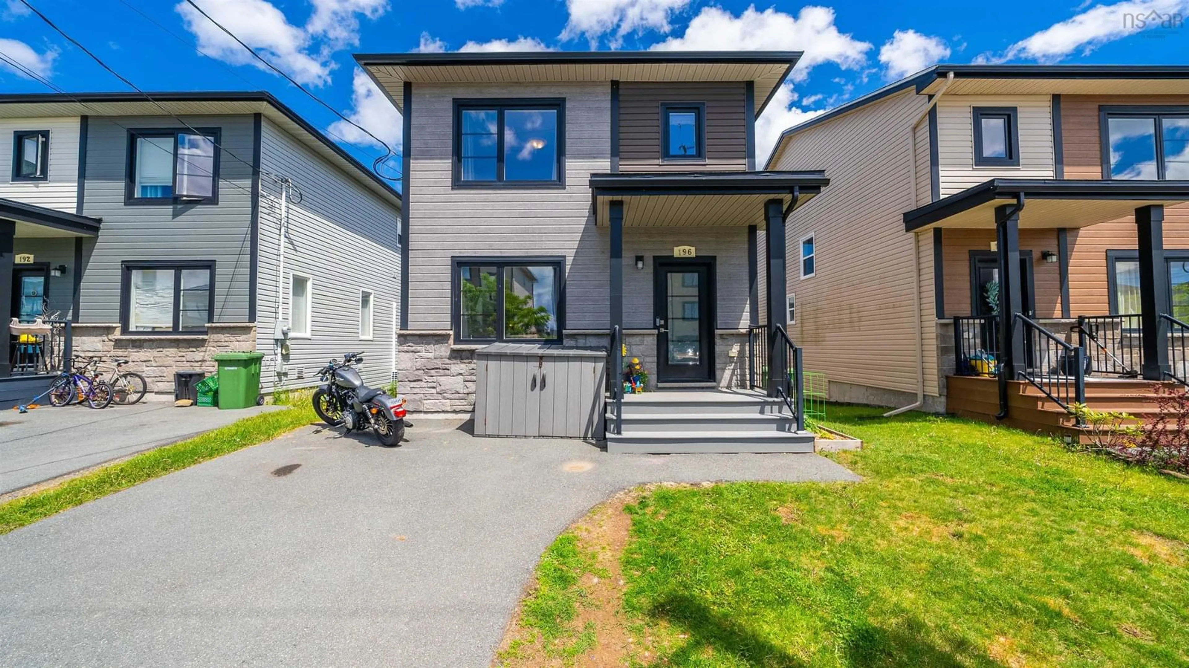 Home with vinyl exterior material, street for 196 Titanium Cres, Spryfield Nova Scotia B3P 0J2