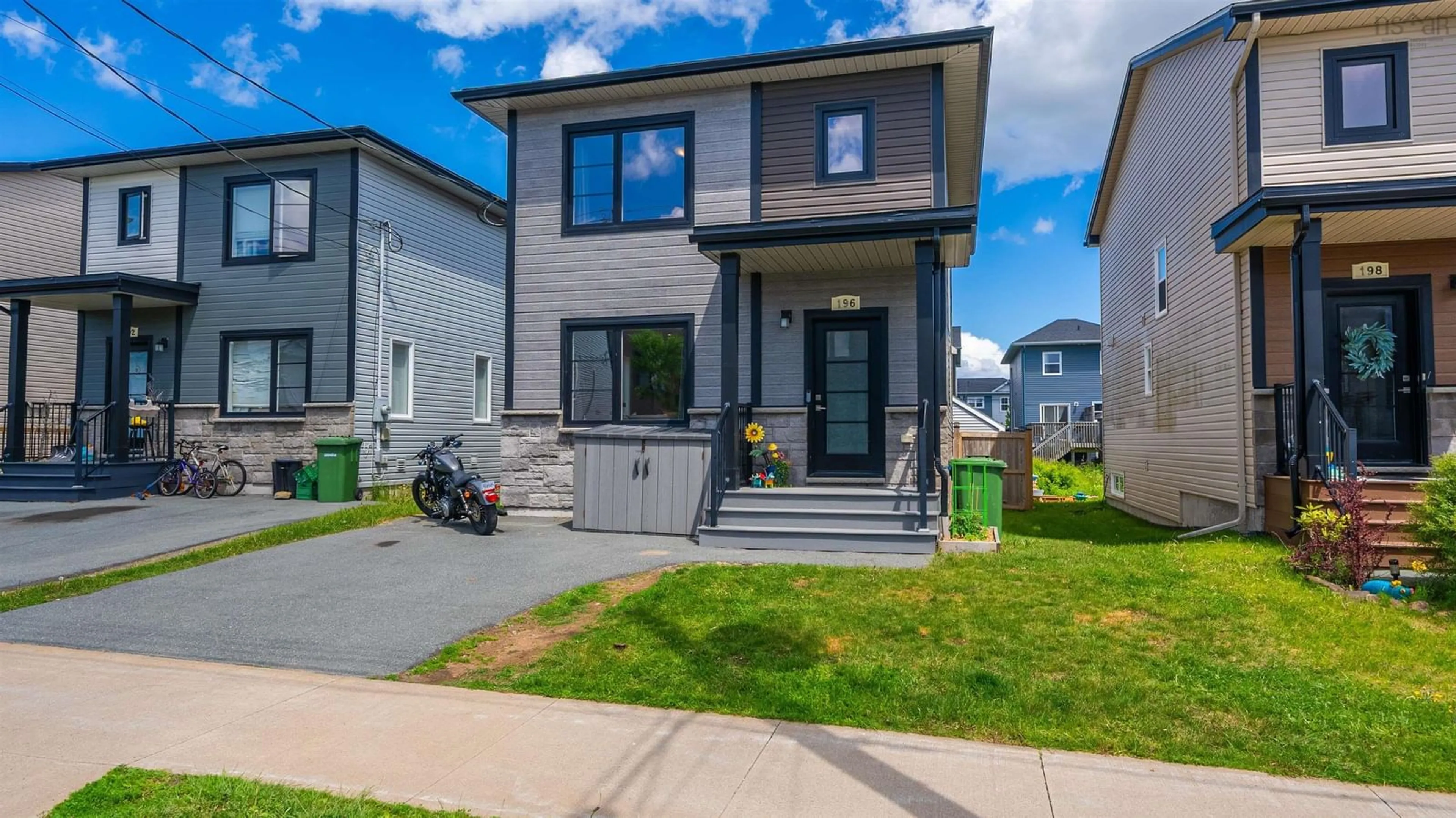 Home with vinyl exterior material, street for 196 Titanium Cres, Spryfield Nova Scotia B3P 0J2