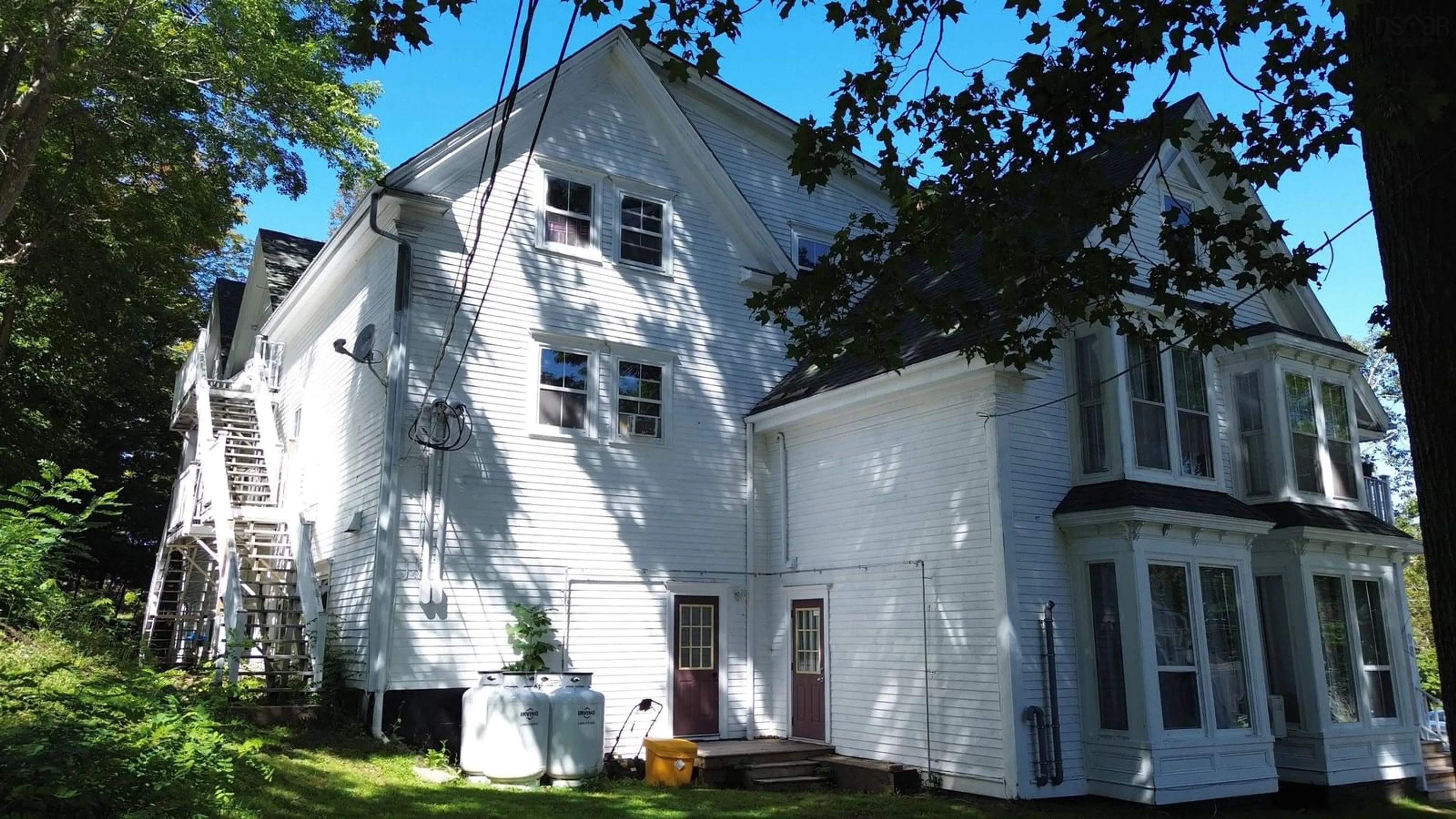 Patio, building for 11 Churchill St, Bridgewater Nova Scotia B4V 1R8