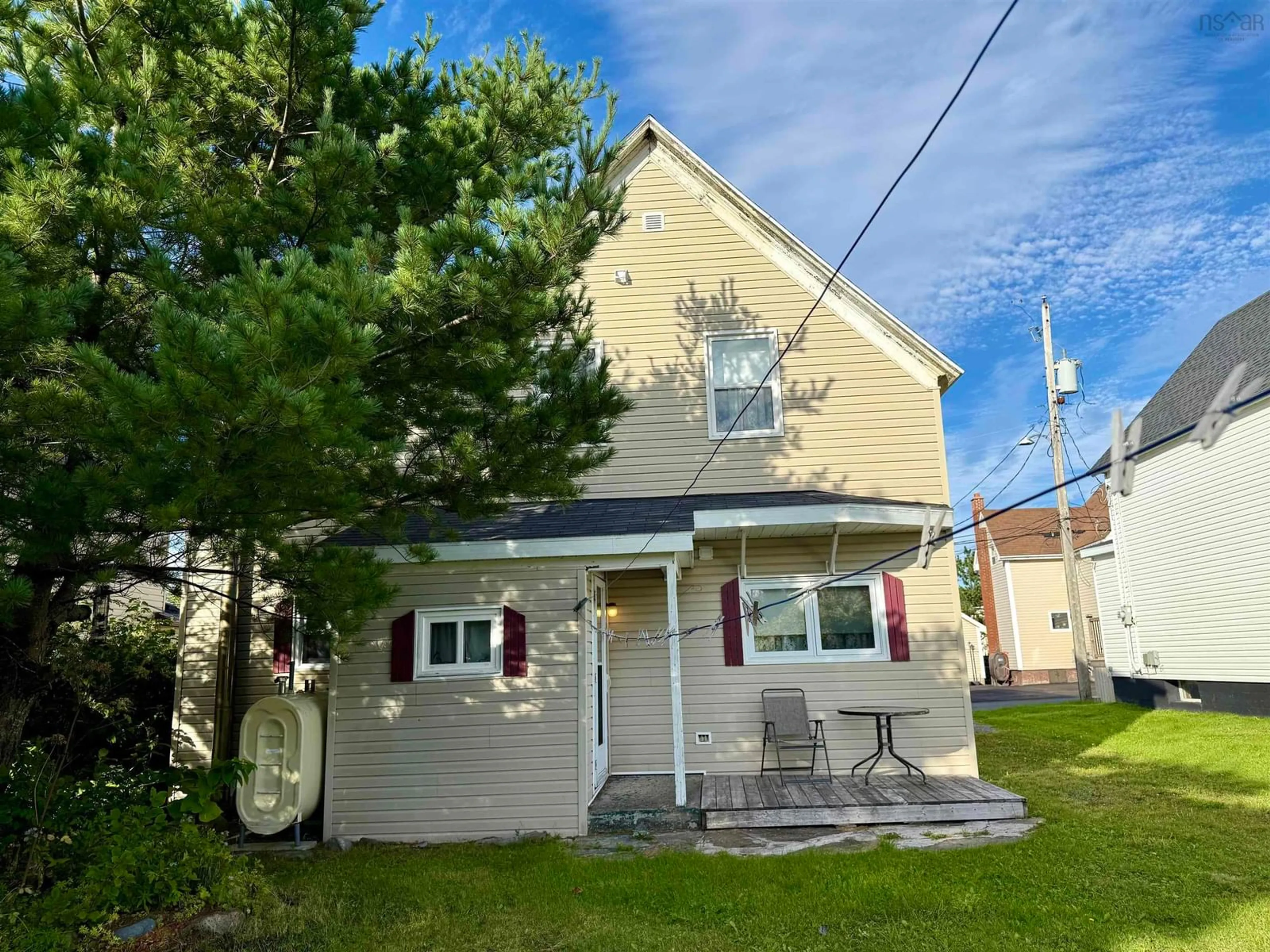 A pic from outside/outdoor area/front of a property/back of a property/a pic from drone, street for 25 Shepard Lane, Glace Bay Nova Scotia B1A 1Z9