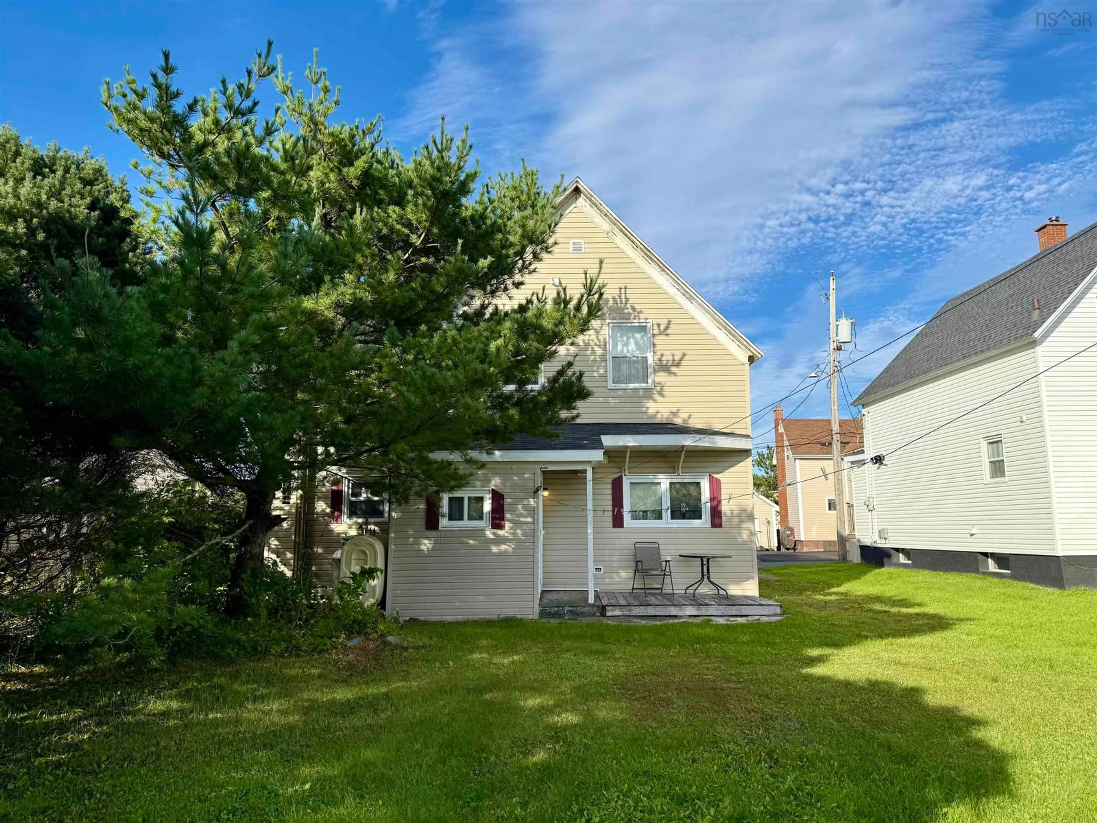 A pic from outside/outdoor area/front of a property/back of a property/a pic from drone, street for 25 Shepard Lane, Glace Bay Nova Scotia B1A 1Z9