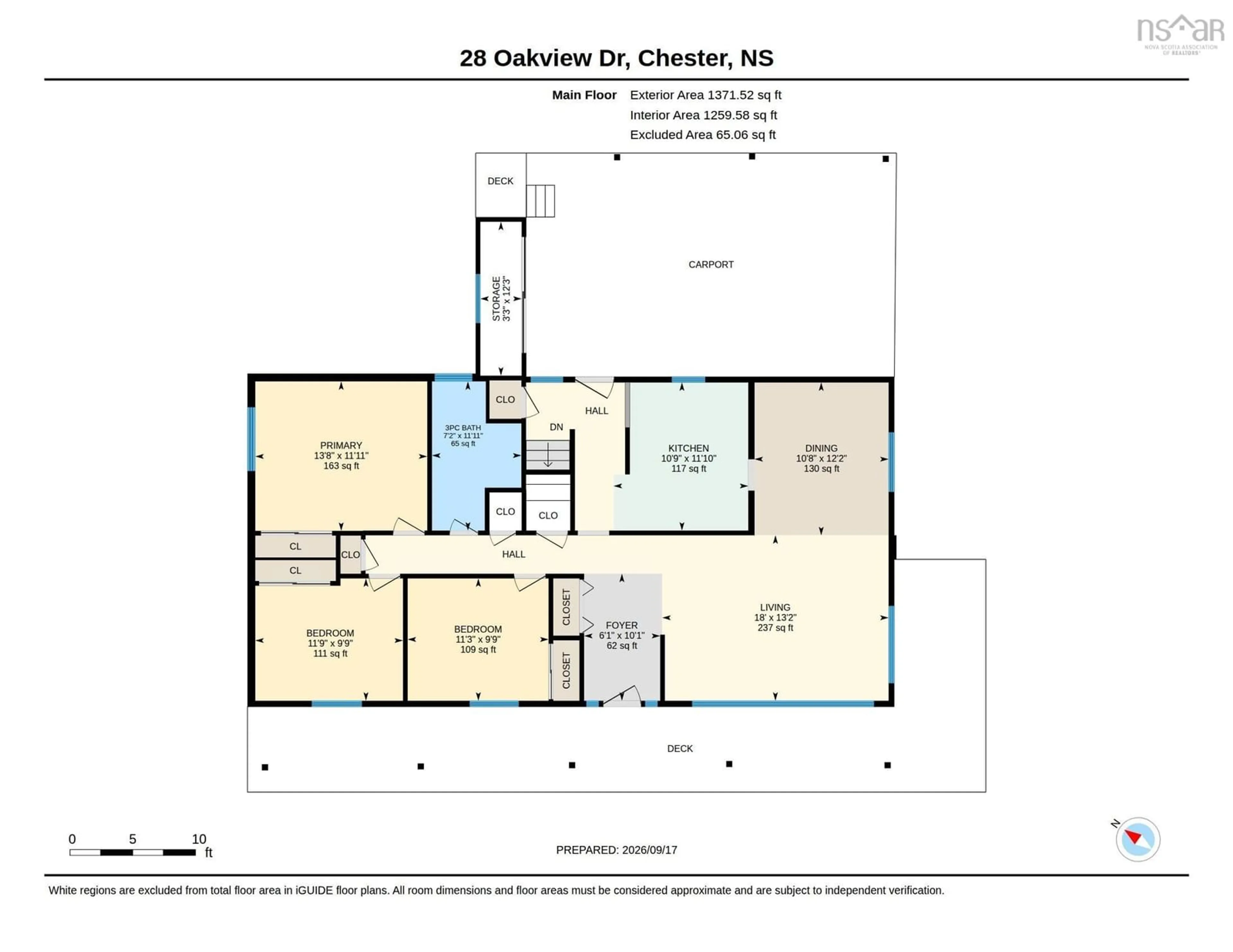 Floor plan for 28 Oakview Dr, Chester Nova Scotia B0J 1J0