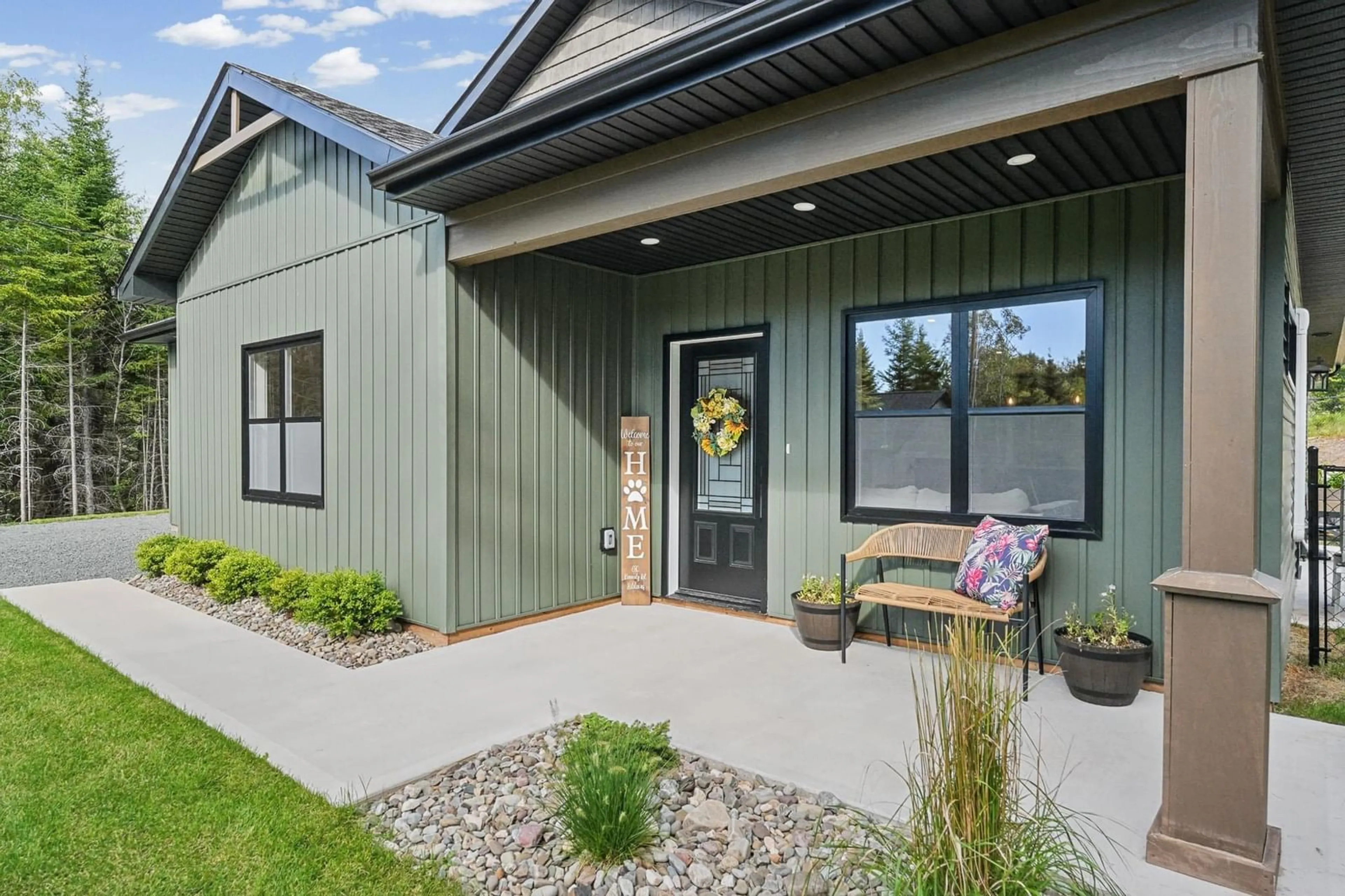 Home with vinyl exterior material, street for 680 Kennedy Rd, Hilden Nova Scotia B0N 1C0