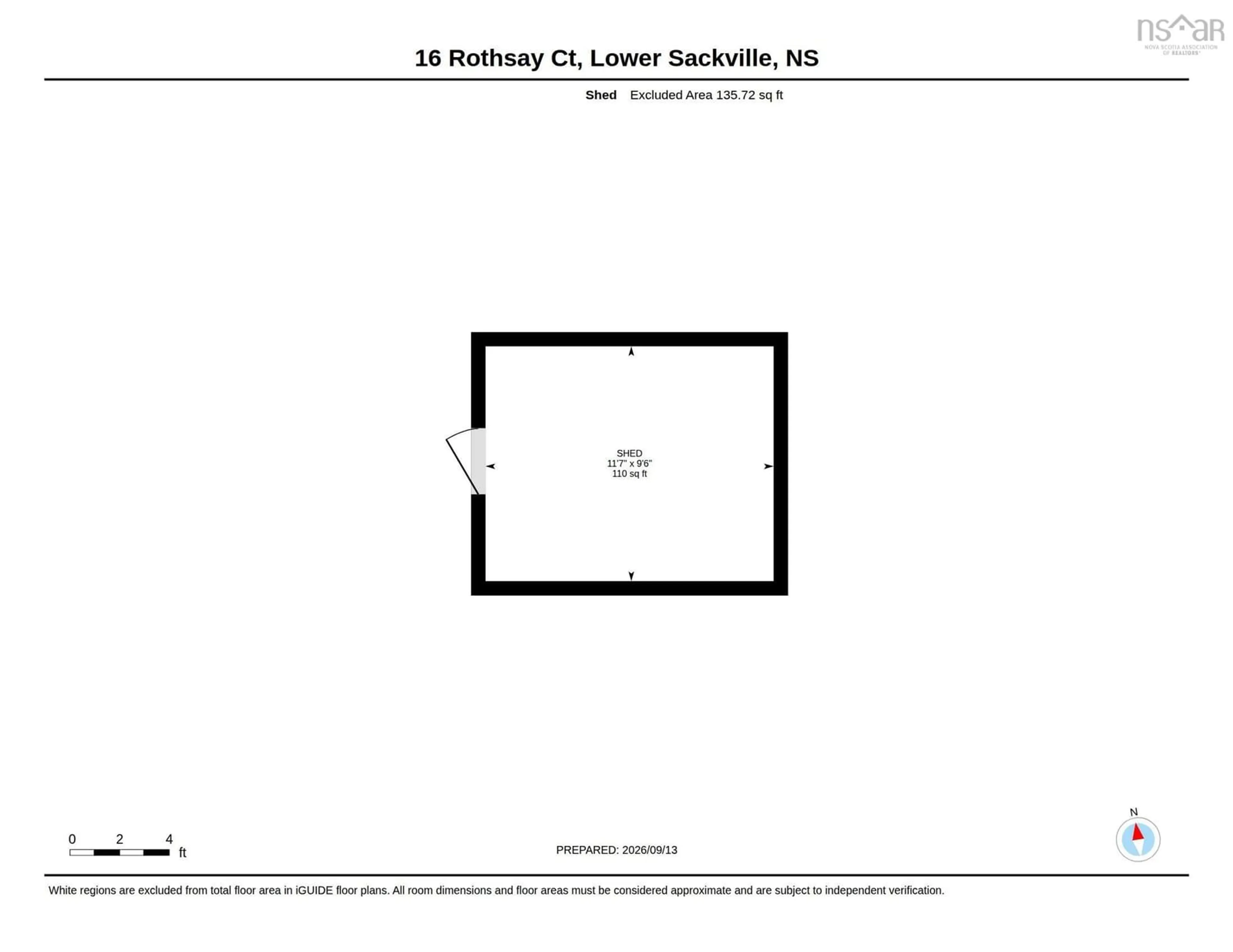 Floor plan for 16 Rothsay Crt, Lower Sackville Nova Scotia B4C 3W6