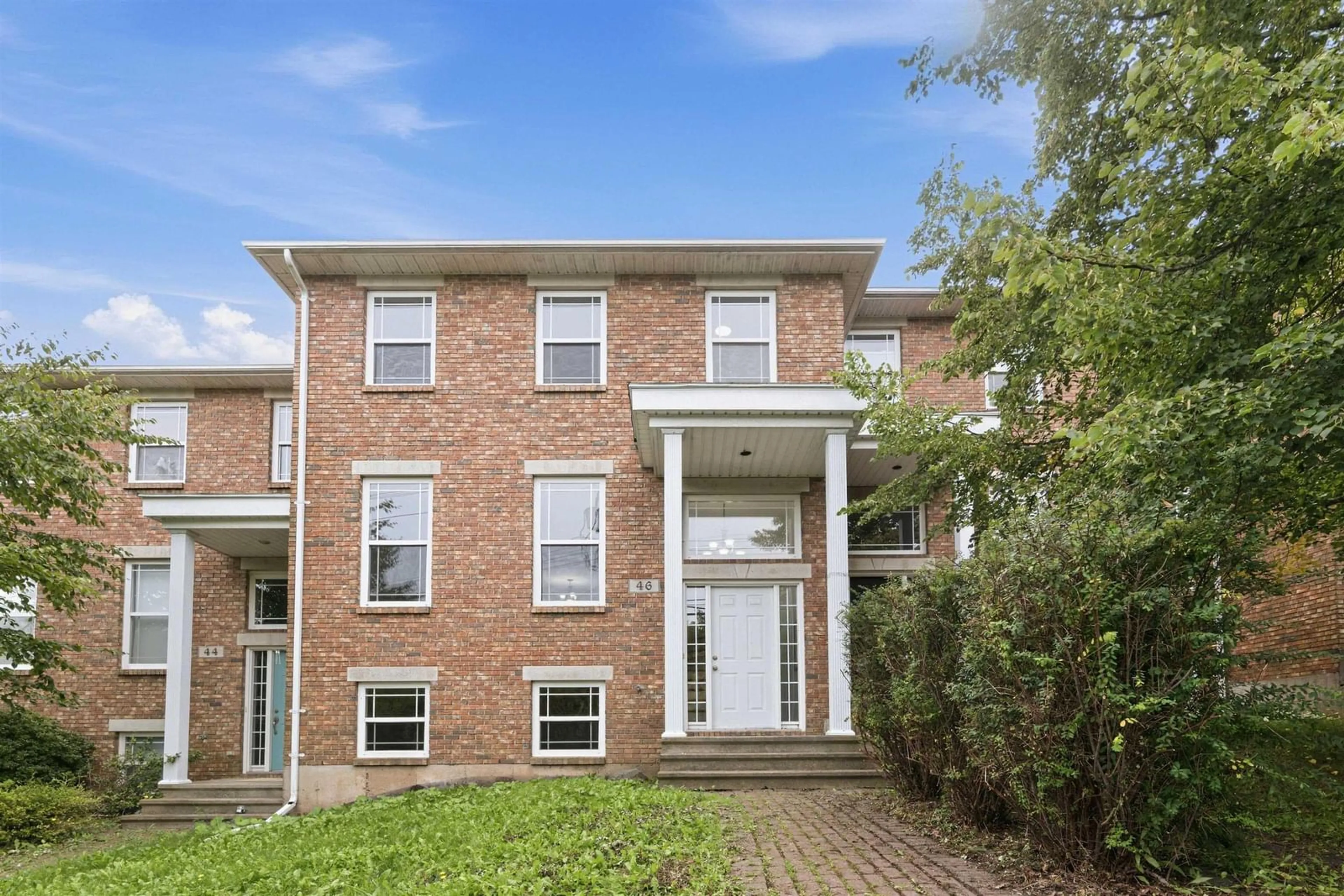 Home with brick exterior material, street for 46 Southgate Dr, Bedford Nova Scotia B4A 4K8