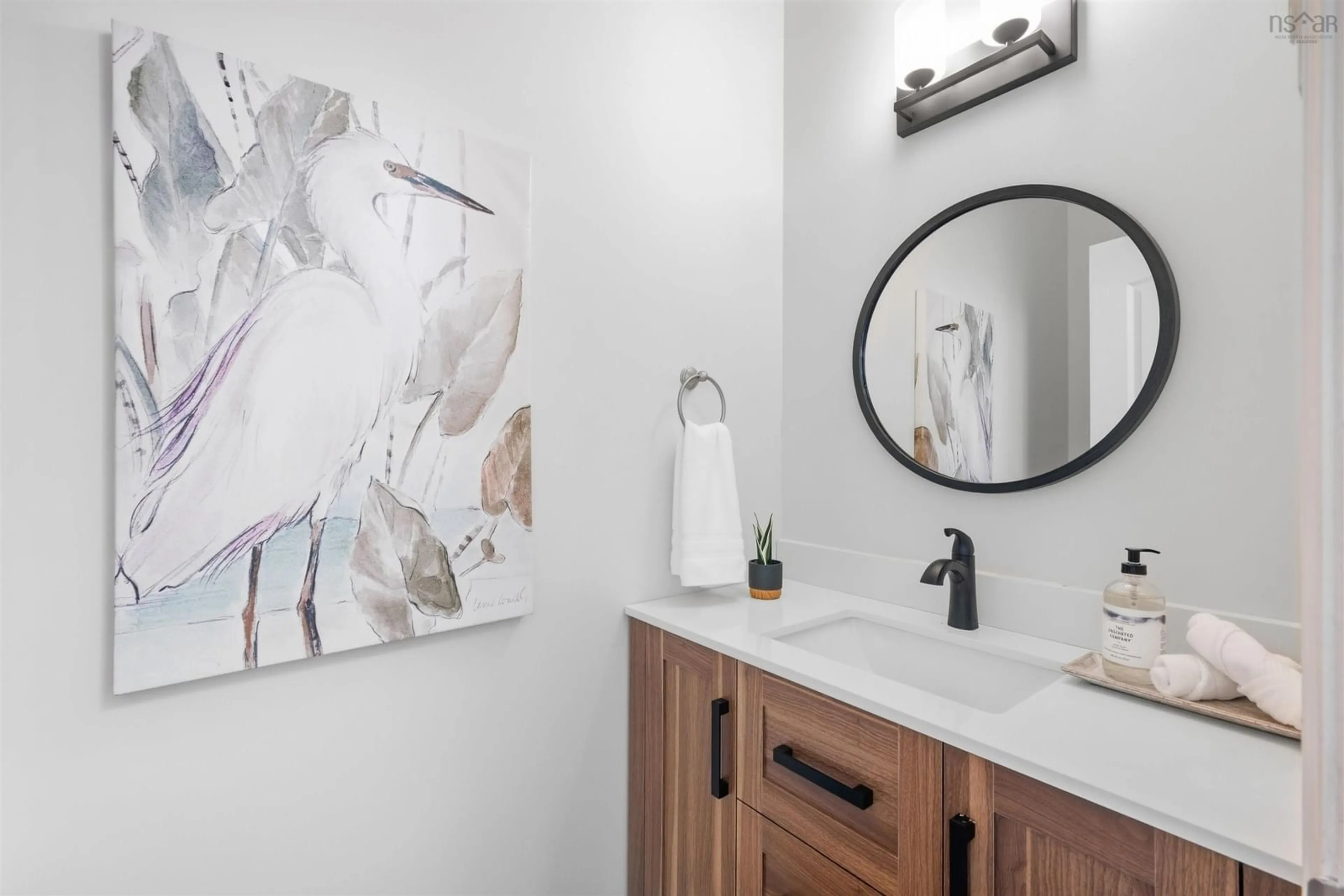 Contemporary bathroom, ceramic/tile floor for 46 Southgate Dr, Bedford Nova Scotia B4A 4K8