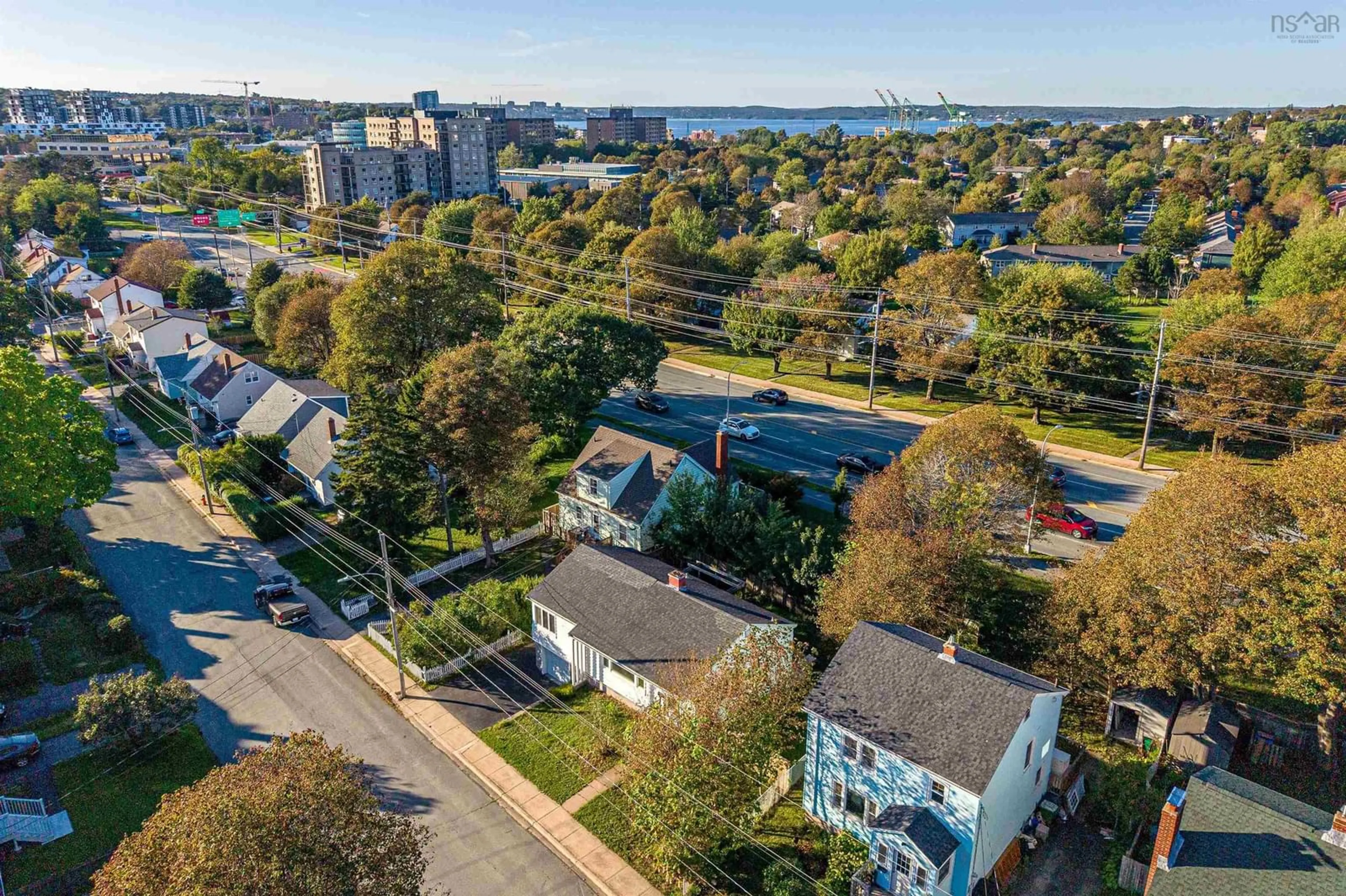 A pic from outside/outdoor area/front of a property/back of a property/a pic from drone, water/lake/river/ocean view for 6881 Vaughan Ave, Halifax Nova Scotia B3L 2L9