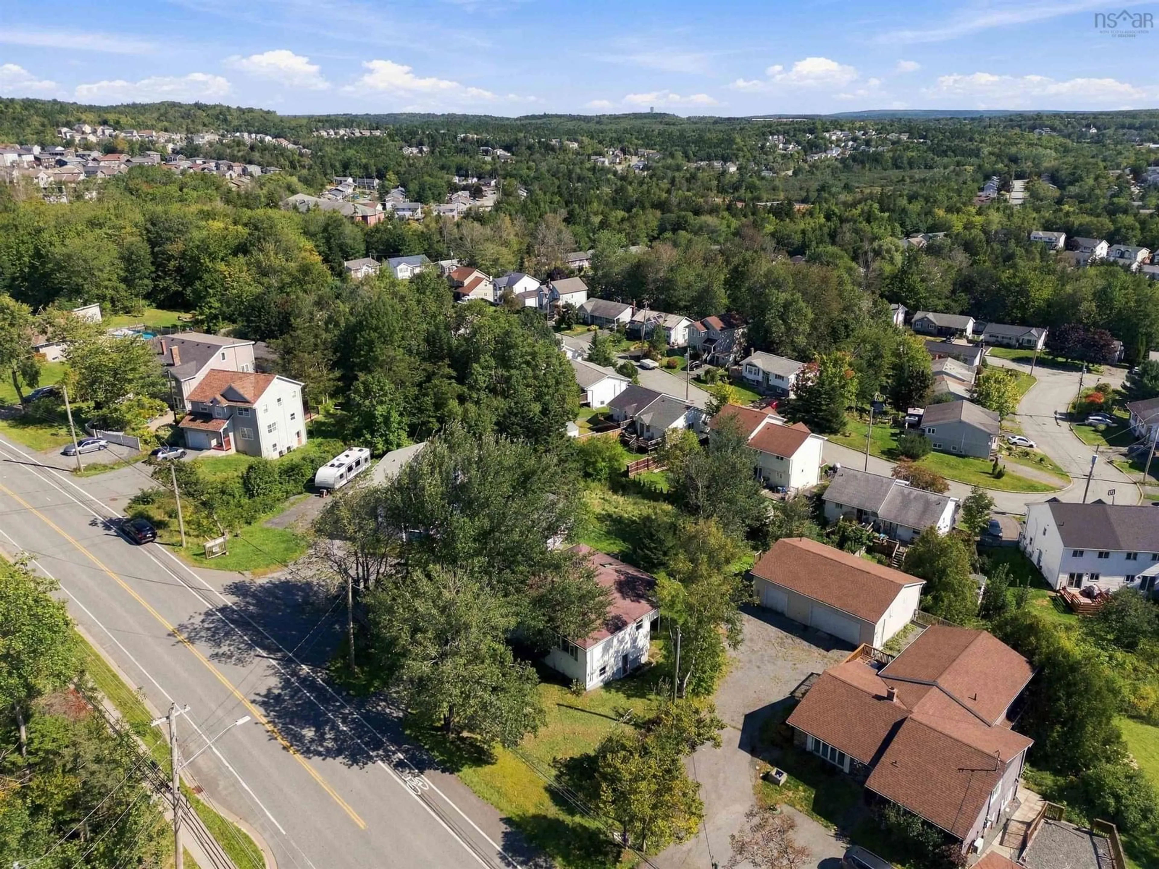 A pic from outside/outdoor area/front of a property/back of a property/a pic from drone, street for 1329 Sackville Dr, Sackville Nova Scotia B4E 3A7