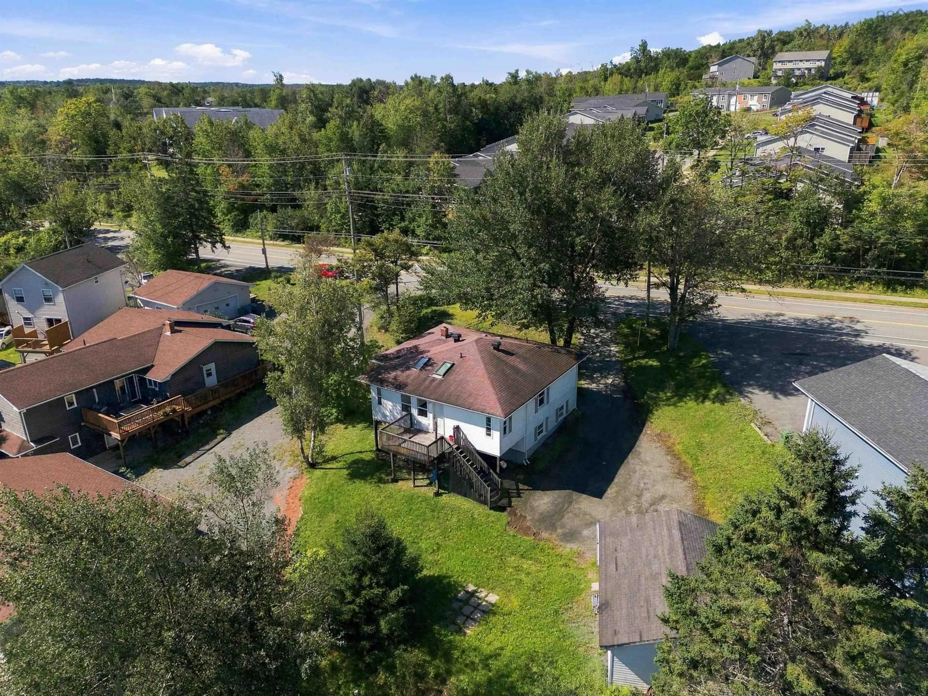 A pic from outside/outdoor area/front of a property/back of a property/a pic from drone, unknown for 1329 Sackville Dr, Sackville Nova Scotia B4E 3A7