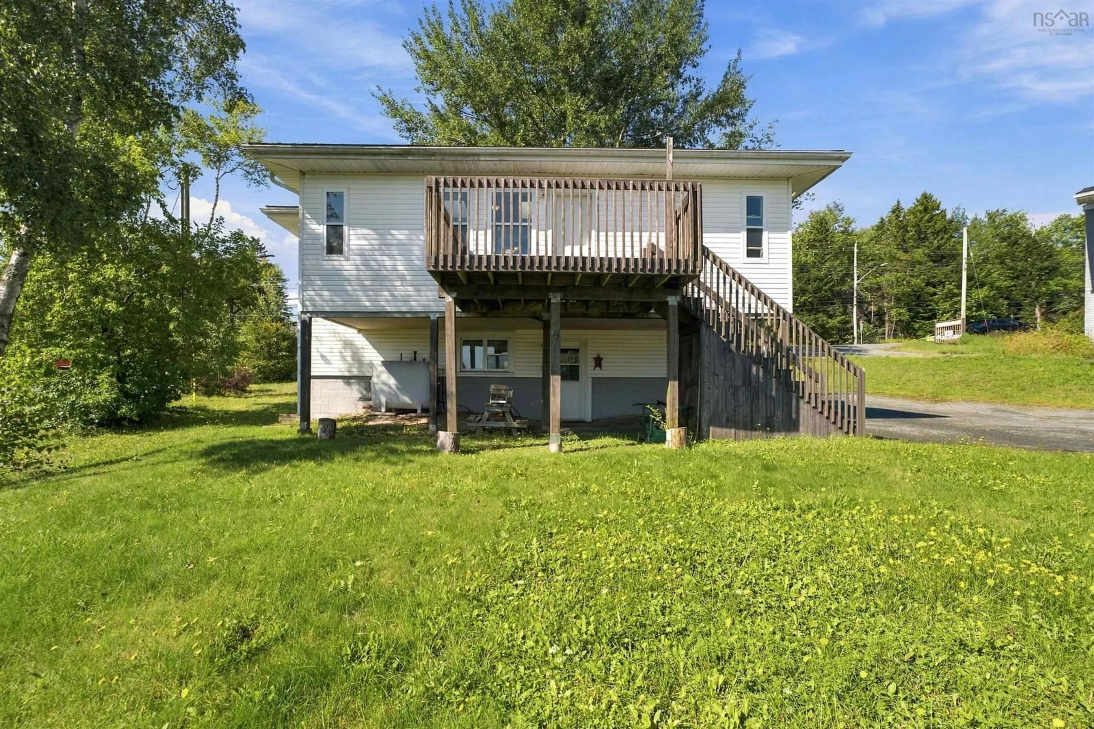 A pic from outside/outdoor area/front of a property/back of a property/a pic from drone, water/lake/river/ocean view for 1329 Sackville Dr, Sackville Nova Scotia B4E 3A7