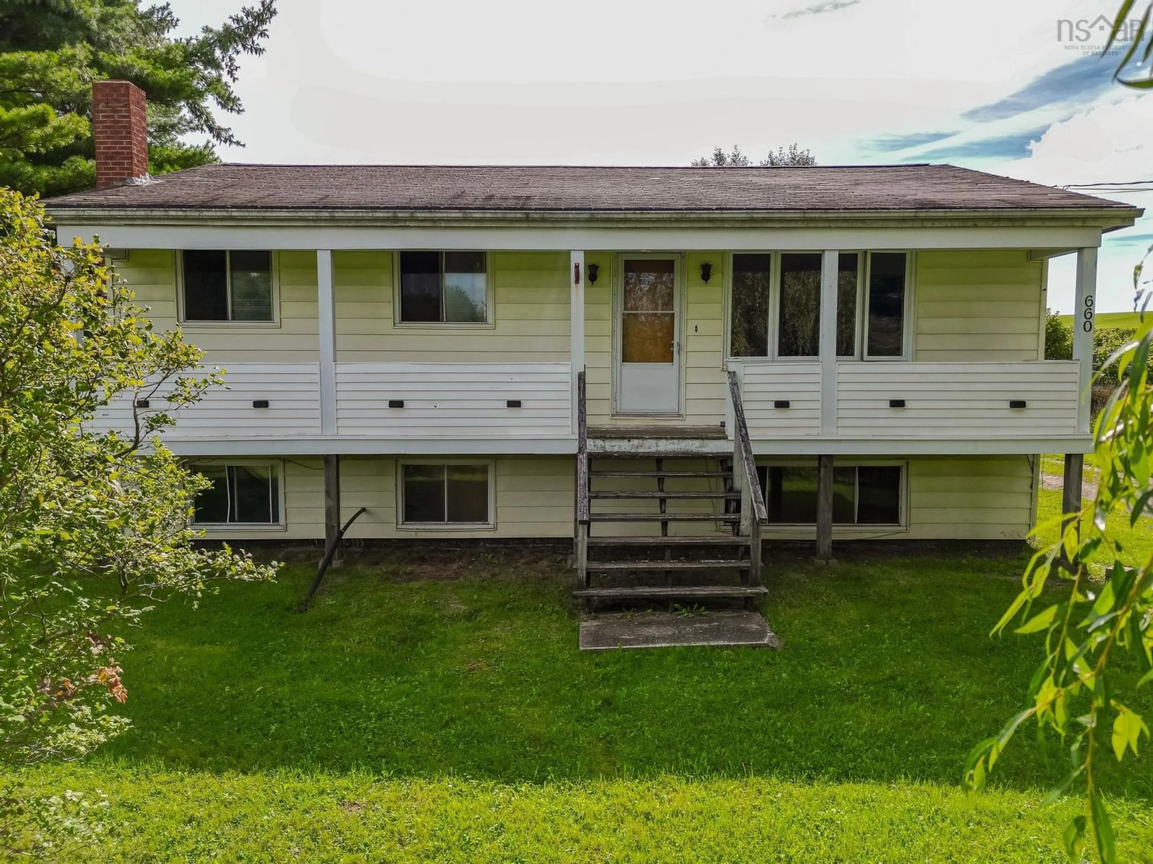 A pic from outside/outdoor area/front of a property/back of a property/a pic from drone, unknown for 660 Highway 2, Stewiacke Nova Scotia B0N 2J0
