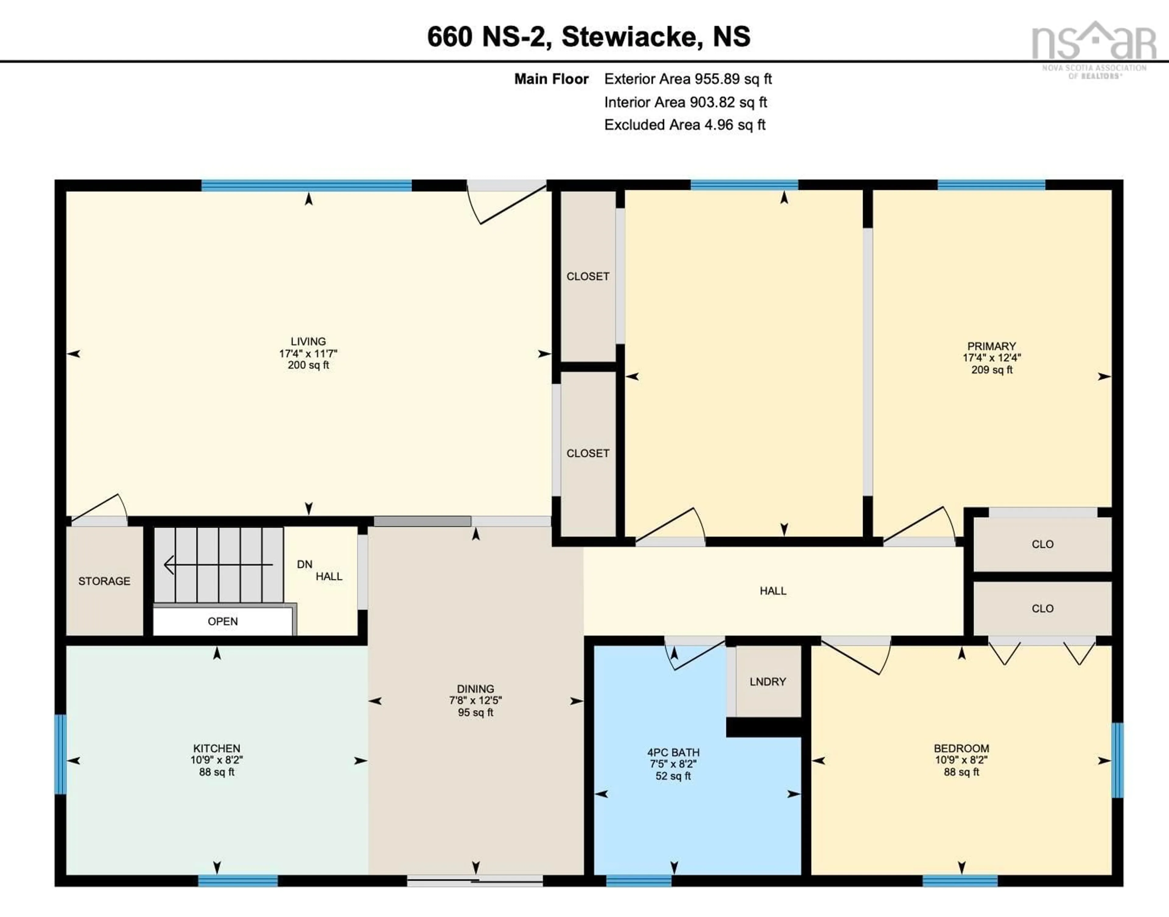 Floor plan for 660 Highway 2, Stewiacke Nova Scotia B0N 2J0
