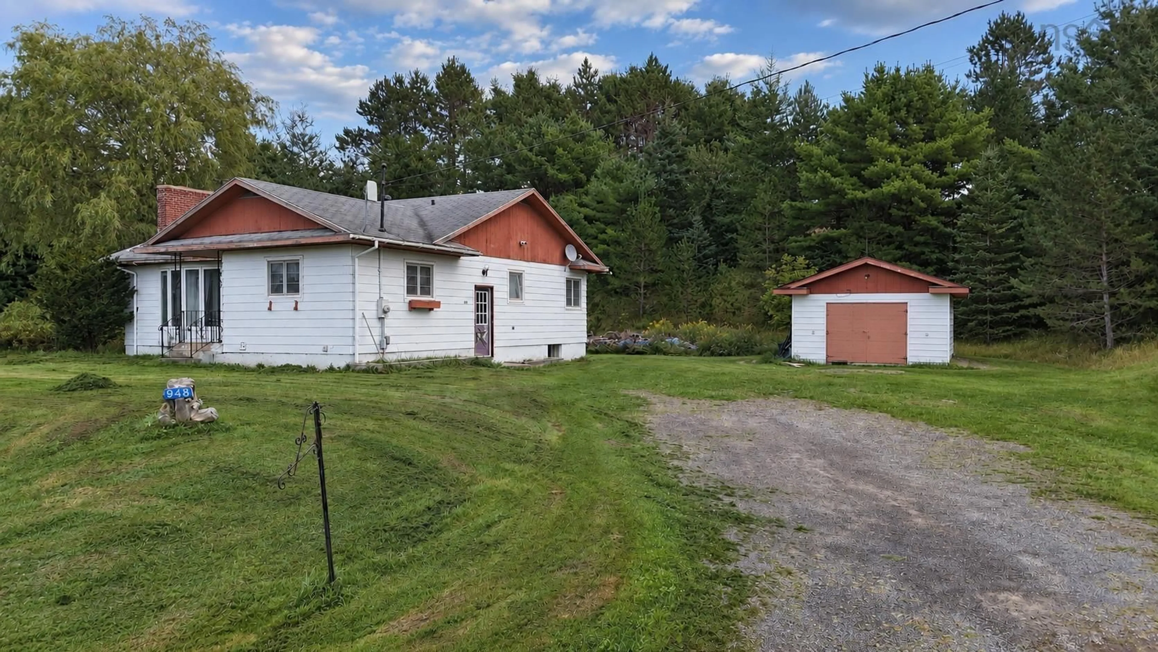 A pic from outside/outdoor area/front of a property/back of a property/a pic from drone, unknown for 948 Big Baddeck Rd, Big Baddeck Nova Scotia B0E 1B0