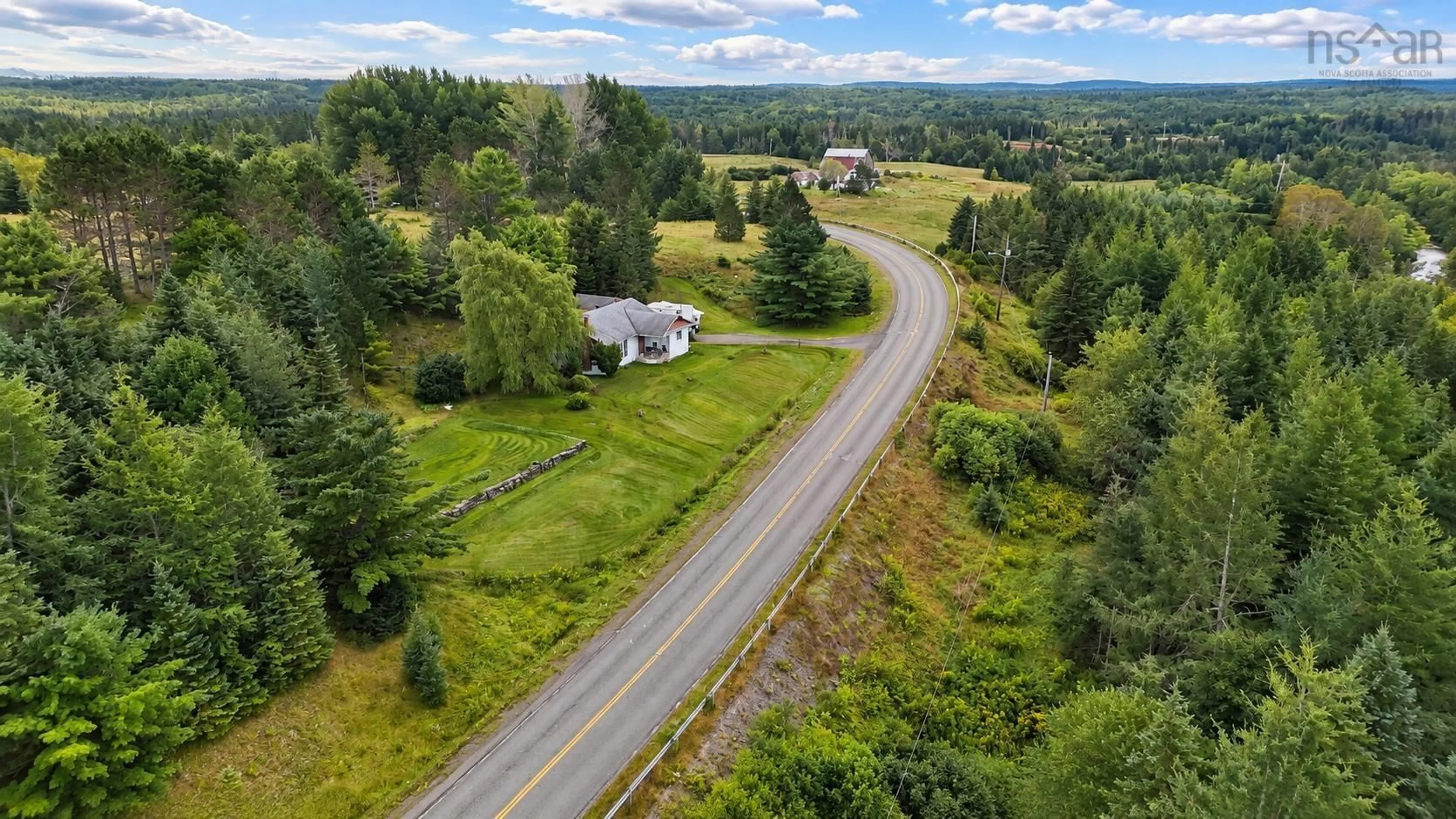 A pic from outside/outdoor area/front of a property/back of a property/a pic from drone, unknown for 948 Big Baddeck Rd, Big Baddeck Nova Scotia B0E 1B0