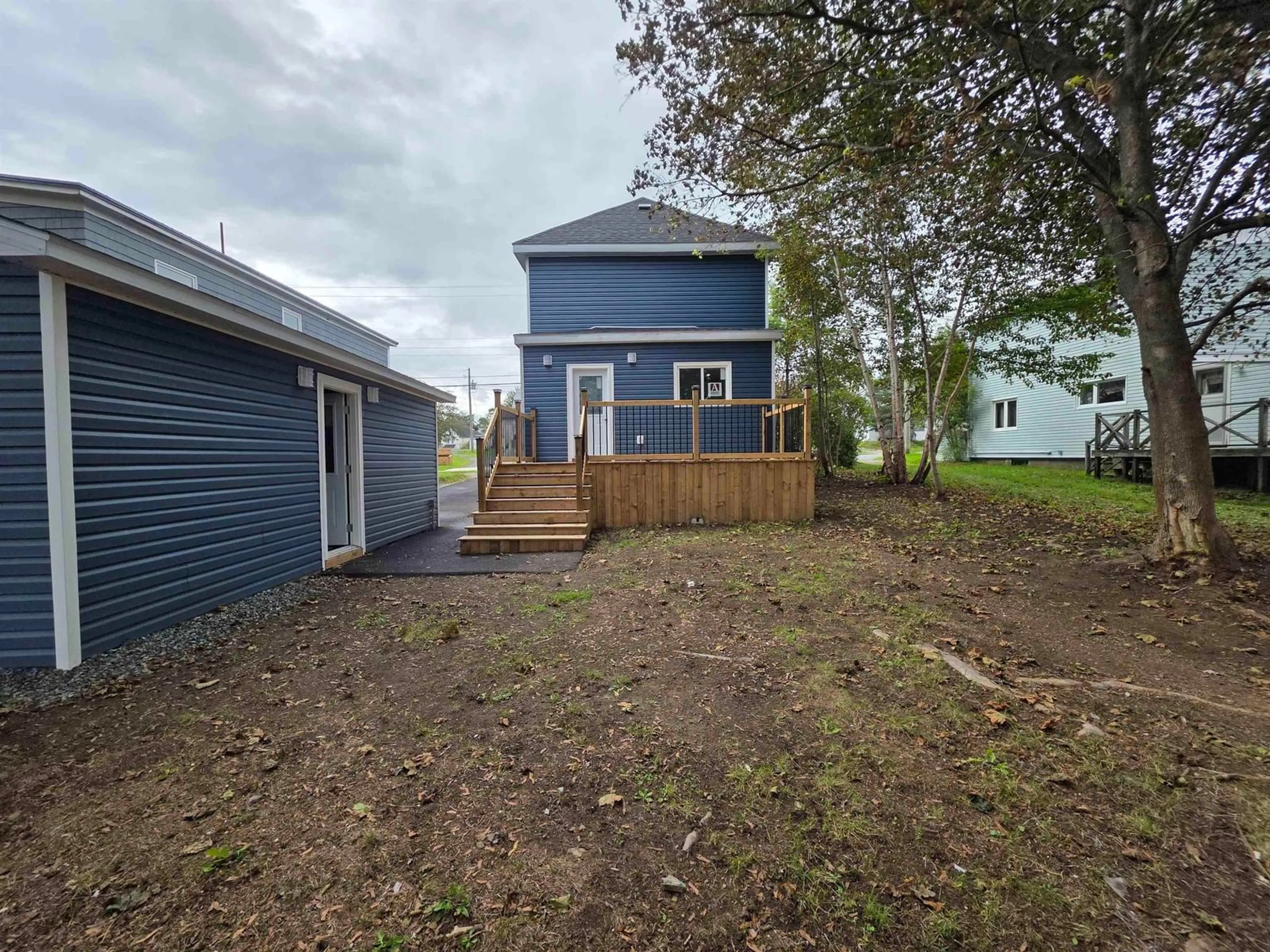 A pic from outside/outdoor area/front of a property/back of a property/a pic from drone, water/lake/river/ocean view for 47 Blowers St, North Sydney Nova Scotia B2A 2Y6