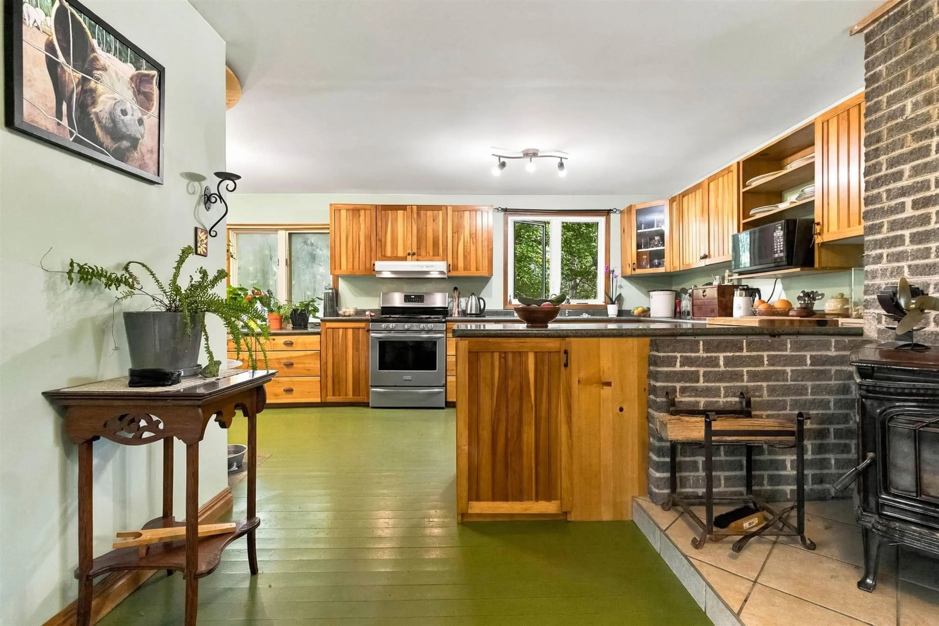 Open concept kitchen, ceramic/tile floor for 339 Mill Village East Rd, Mill Village Nova Scotia B0J 2H0