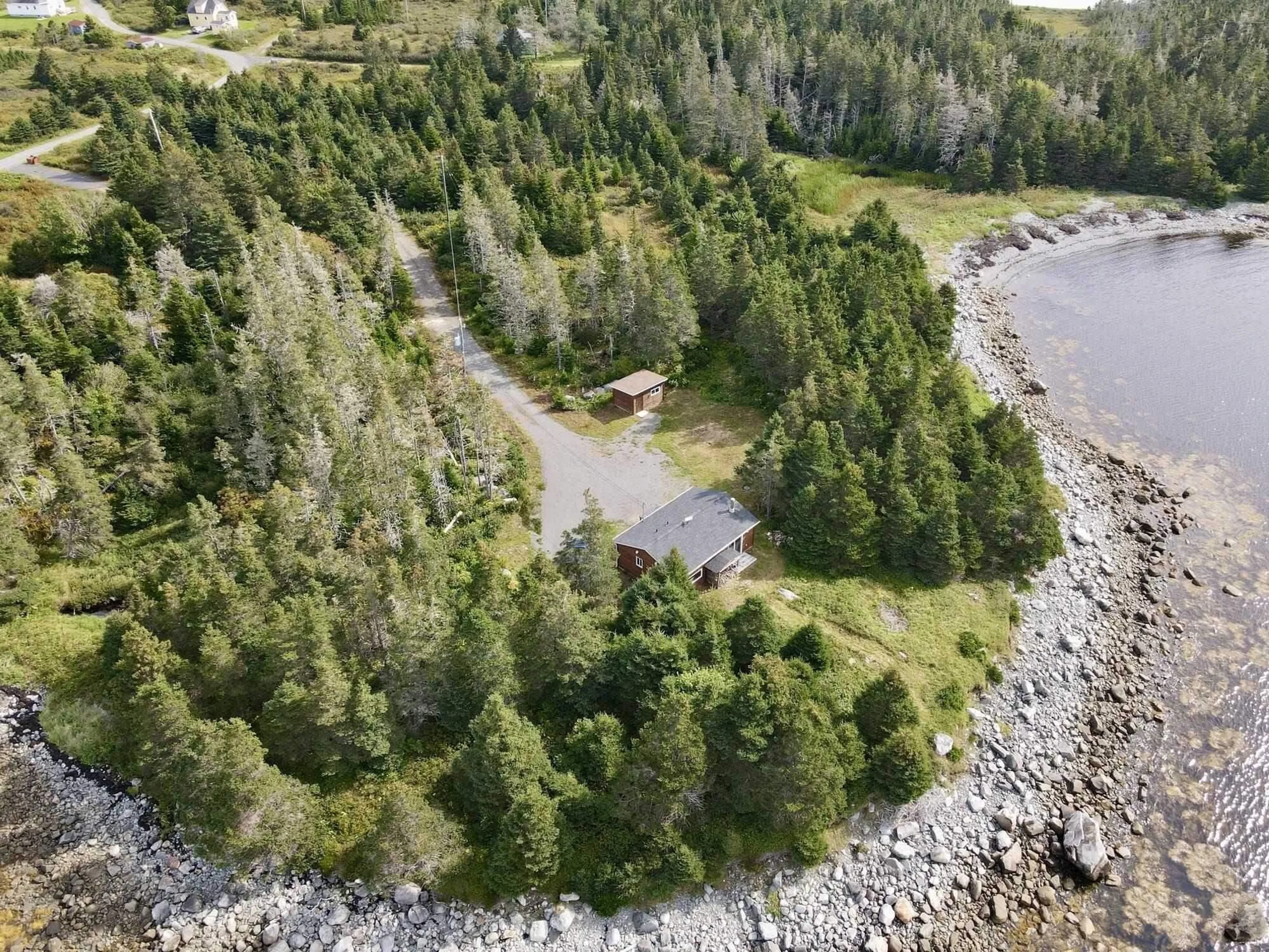 A pic from outside/outdoor area/front of a property/back of a property/a pic from drone, water/lake/river/ocean view for 30 Seal Harbour Loop, Seal Harbour Nova Scotia B0H 1L0