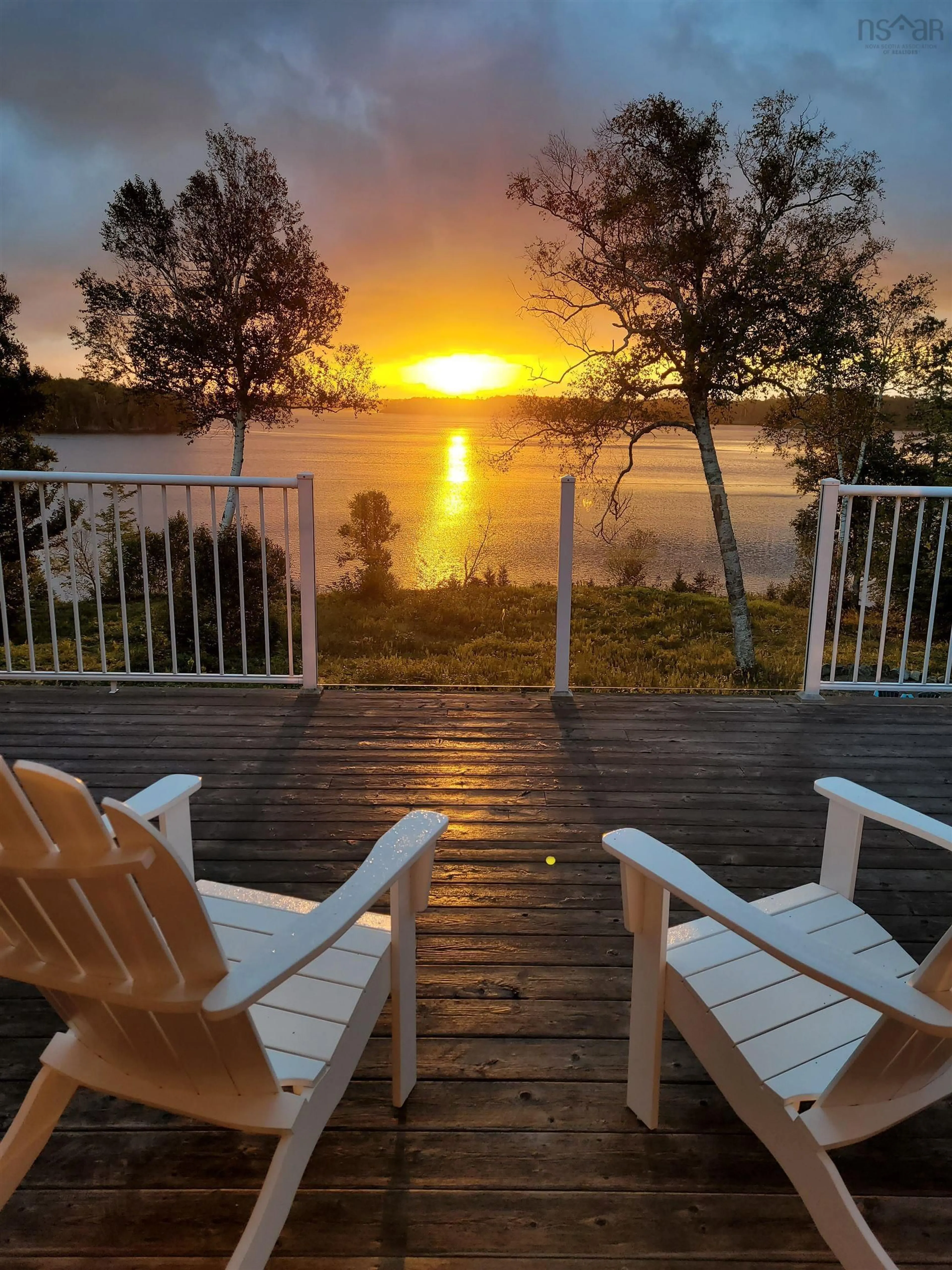Patio, water/lake/river/ocean view for 7548 Marble Mountain Rd, Malagawatch Nova Scotia B0E 1M0