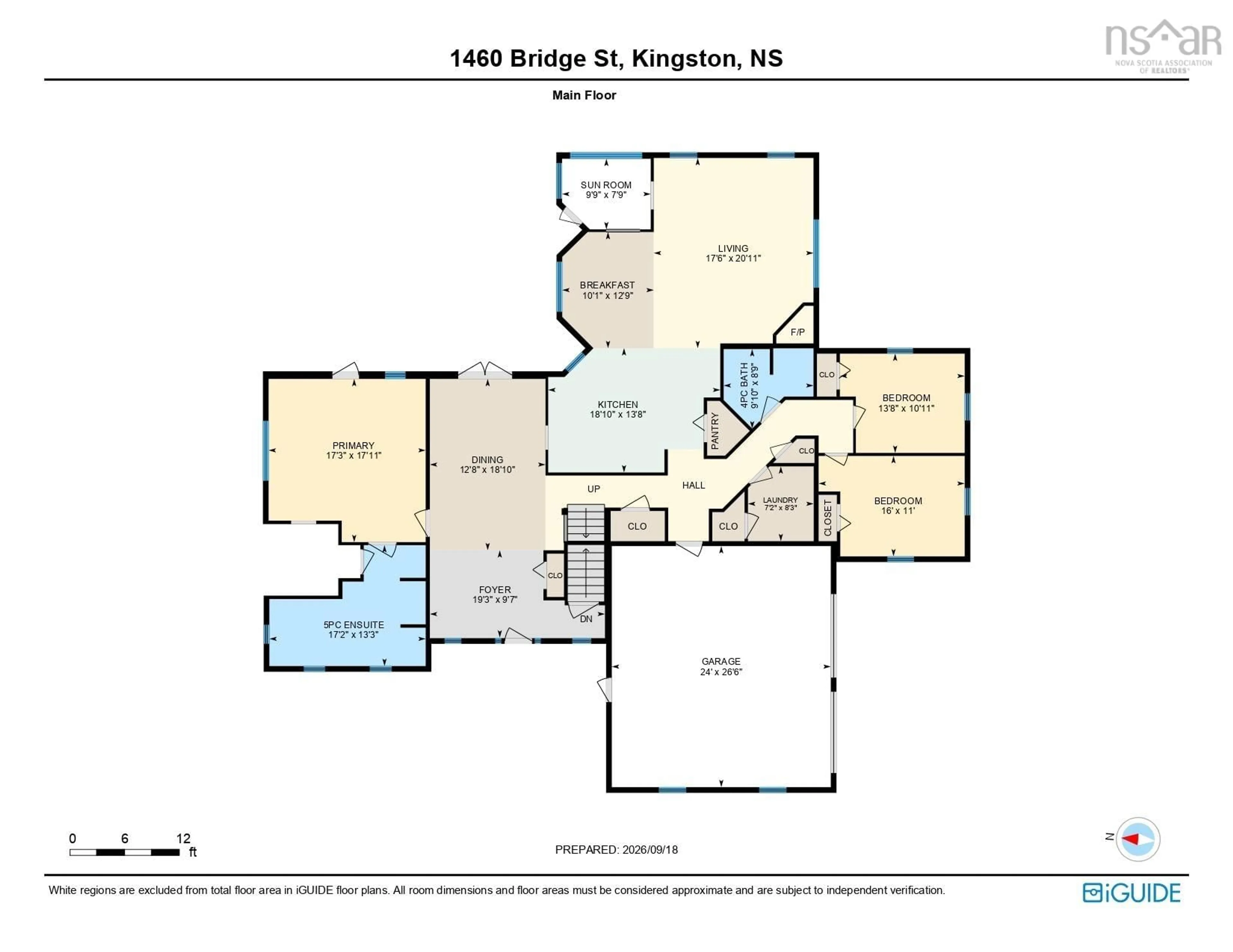 Floor plan for 1460 Bridge Street, Kingston Nova Scotia B0P 1R0