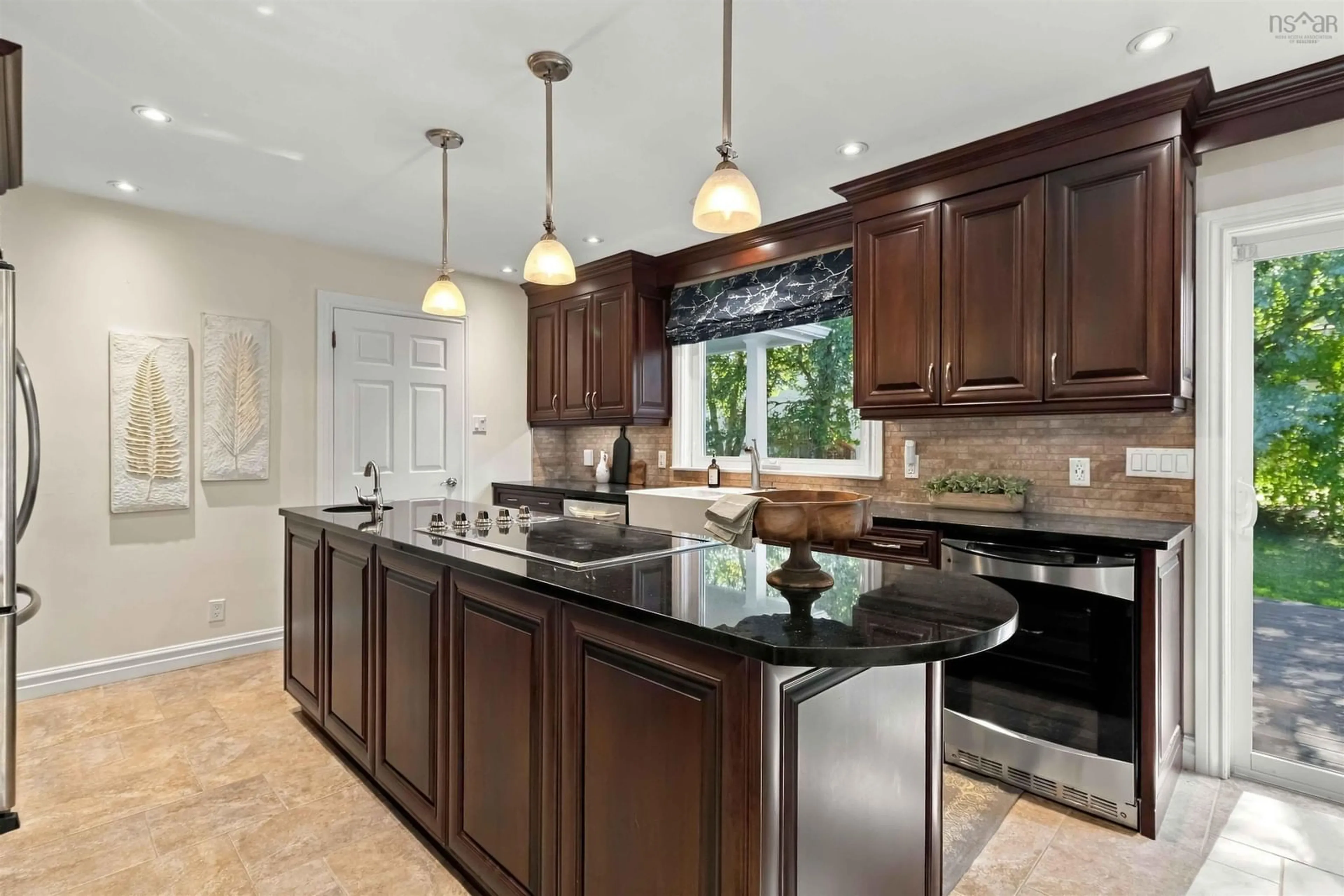 Contemporary kitchen, ceramic/tile floor for 8 Banks Crt, Dartmouth Nova Scotia B2X 2Y6