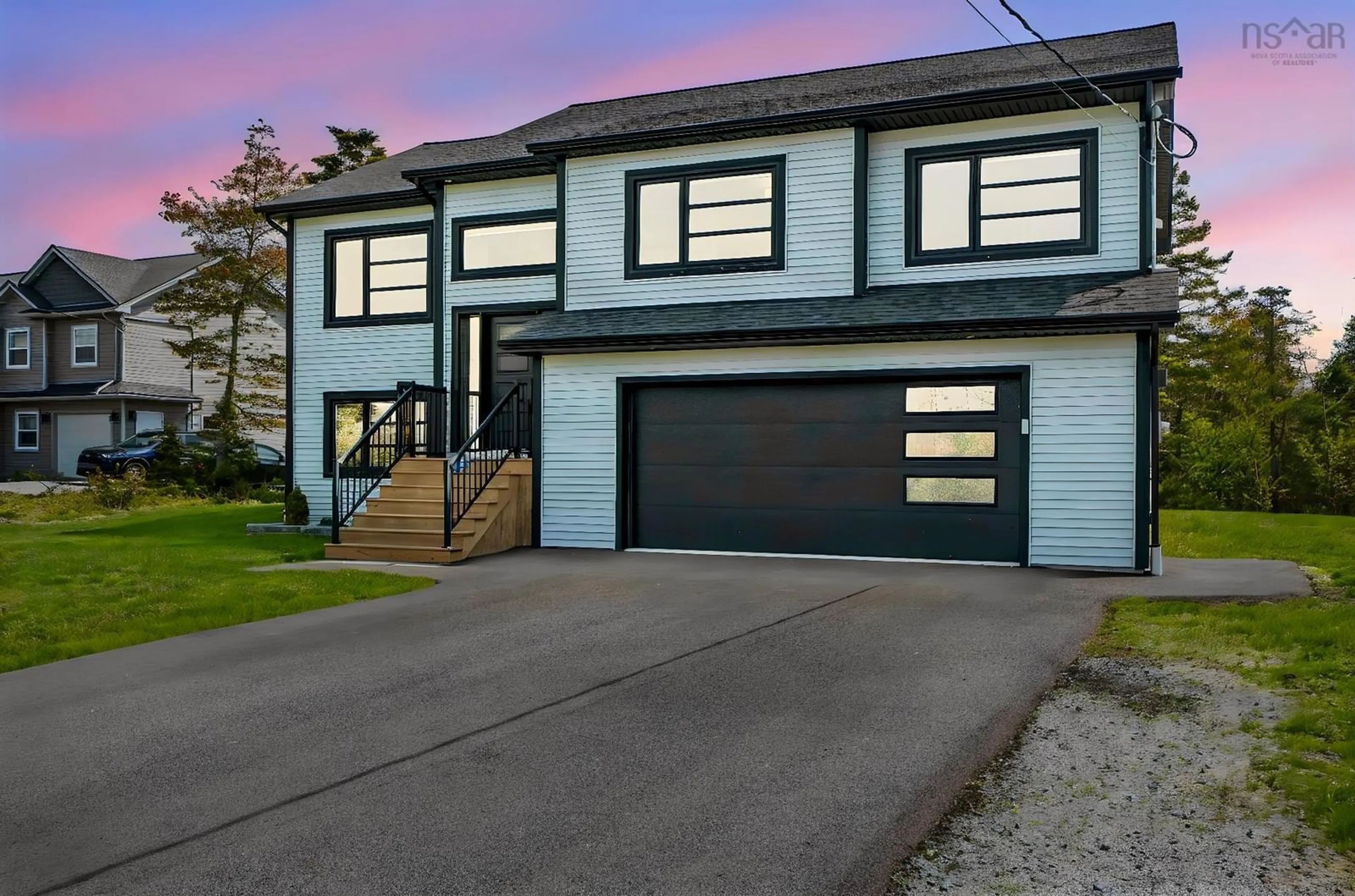 Home with vinyl exterior material, street for 115 Hargrove Lane, Whites Lake Nova Scotia B3T 0H8