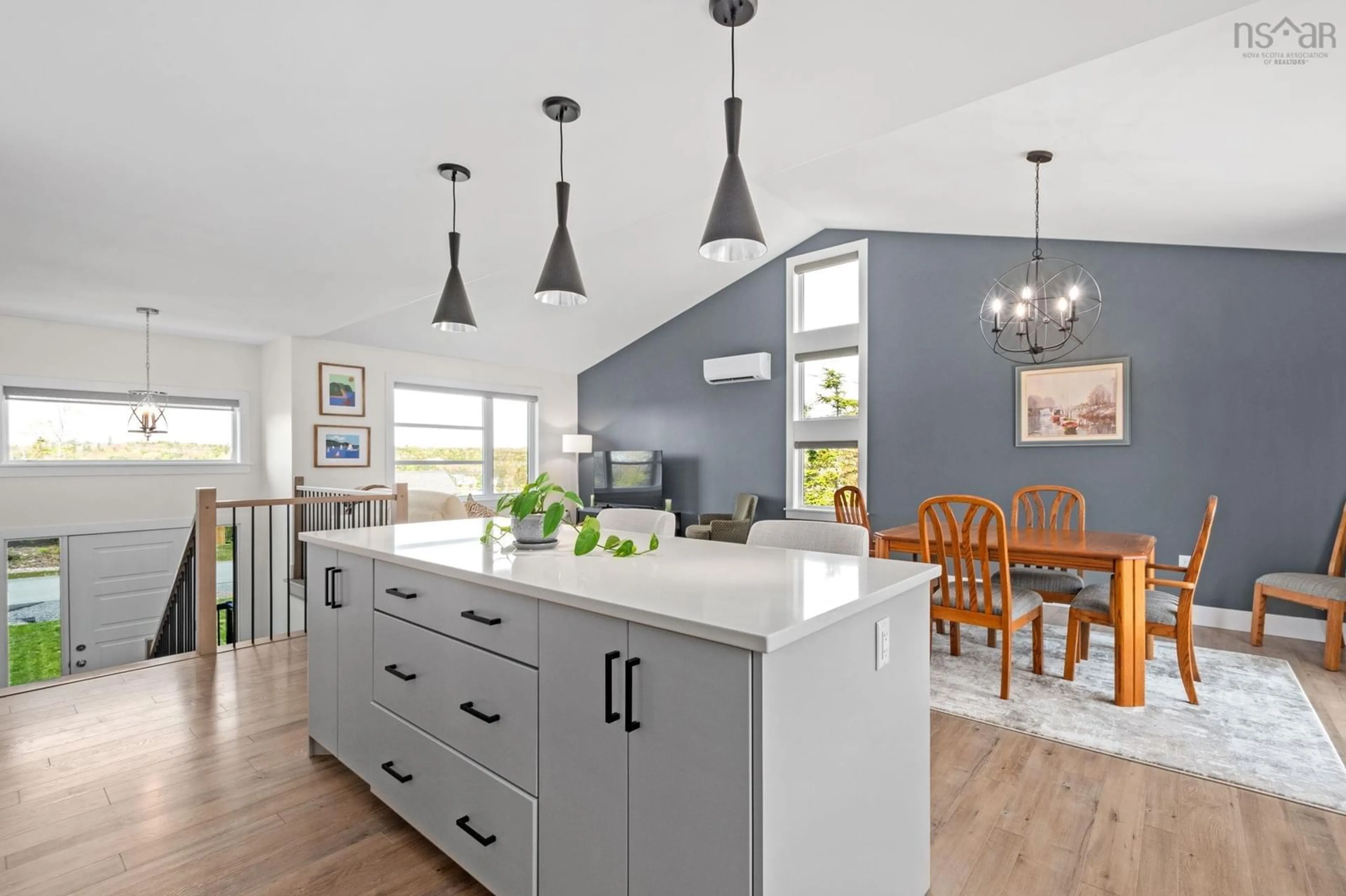 Open concept kitchen, wood/laminate floor for 115 Hargrove Lane, Whites Lake Nova Scotia B3T 0H8
