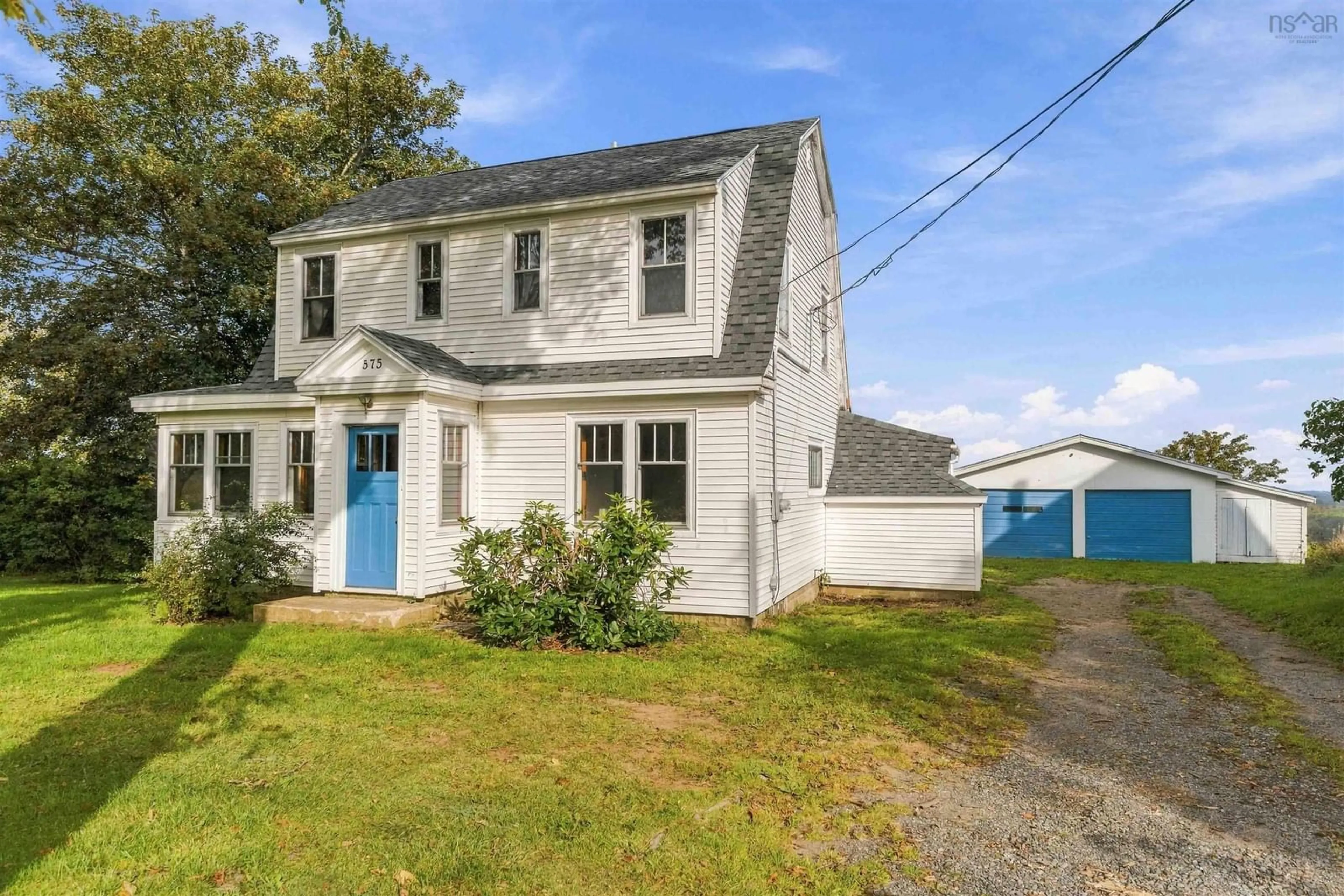 A pic from outside/outdoor area/front of a property/back of a property/a pic from drone, street for 575 Marshalltown Rd, Marshalltown Nova Scotia B0V 1A0