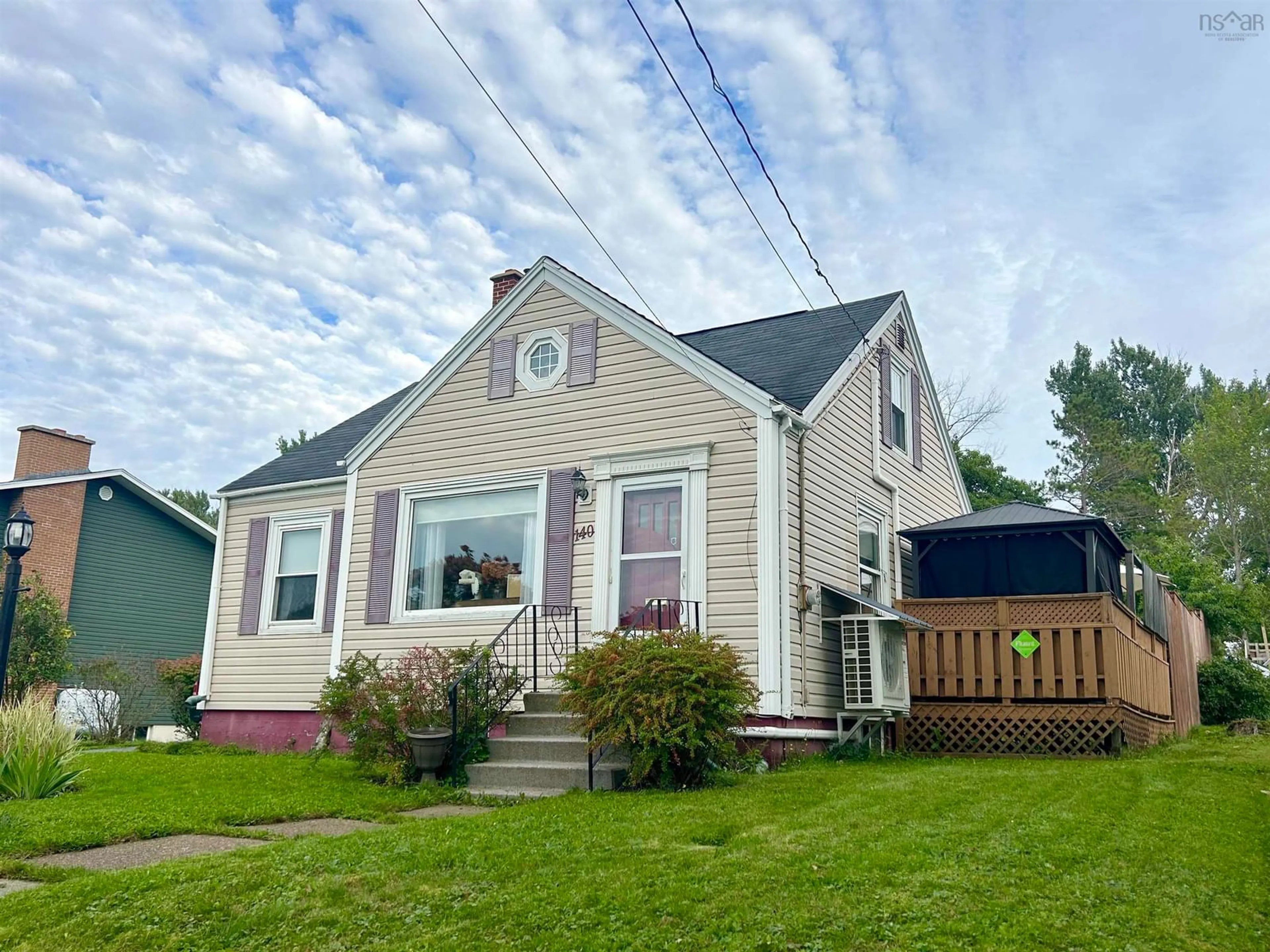 Home with vinyl exterior material, street for 140 Roderick St, New Glasgow Nova Scotia B2H 3Y4