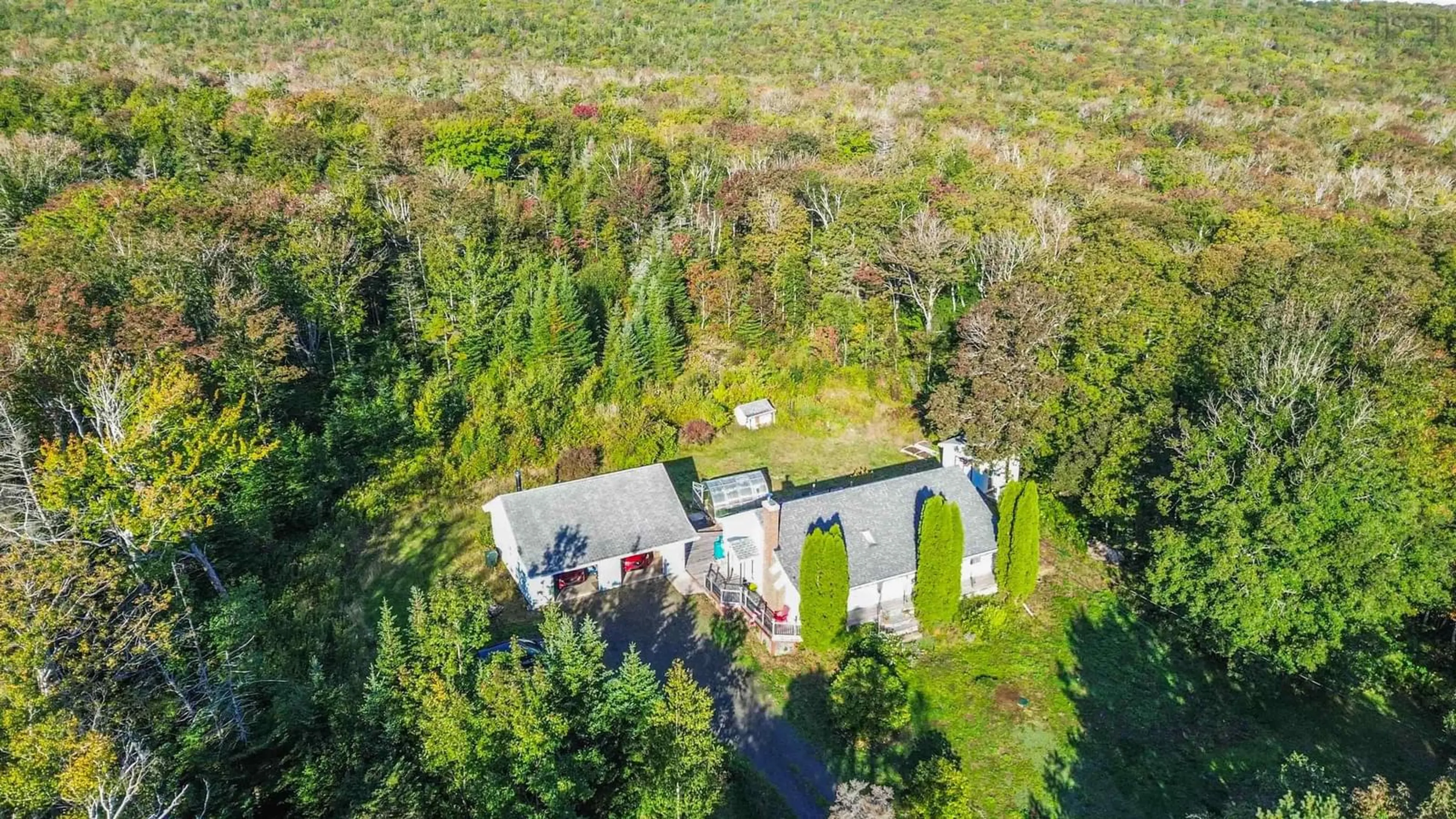 A pic from outside/outdoor area/front of a property/back of a property/a pic from drone, unknown for 989 Lighthouse Rd, Bay View Nova Scotia B0V 1A0