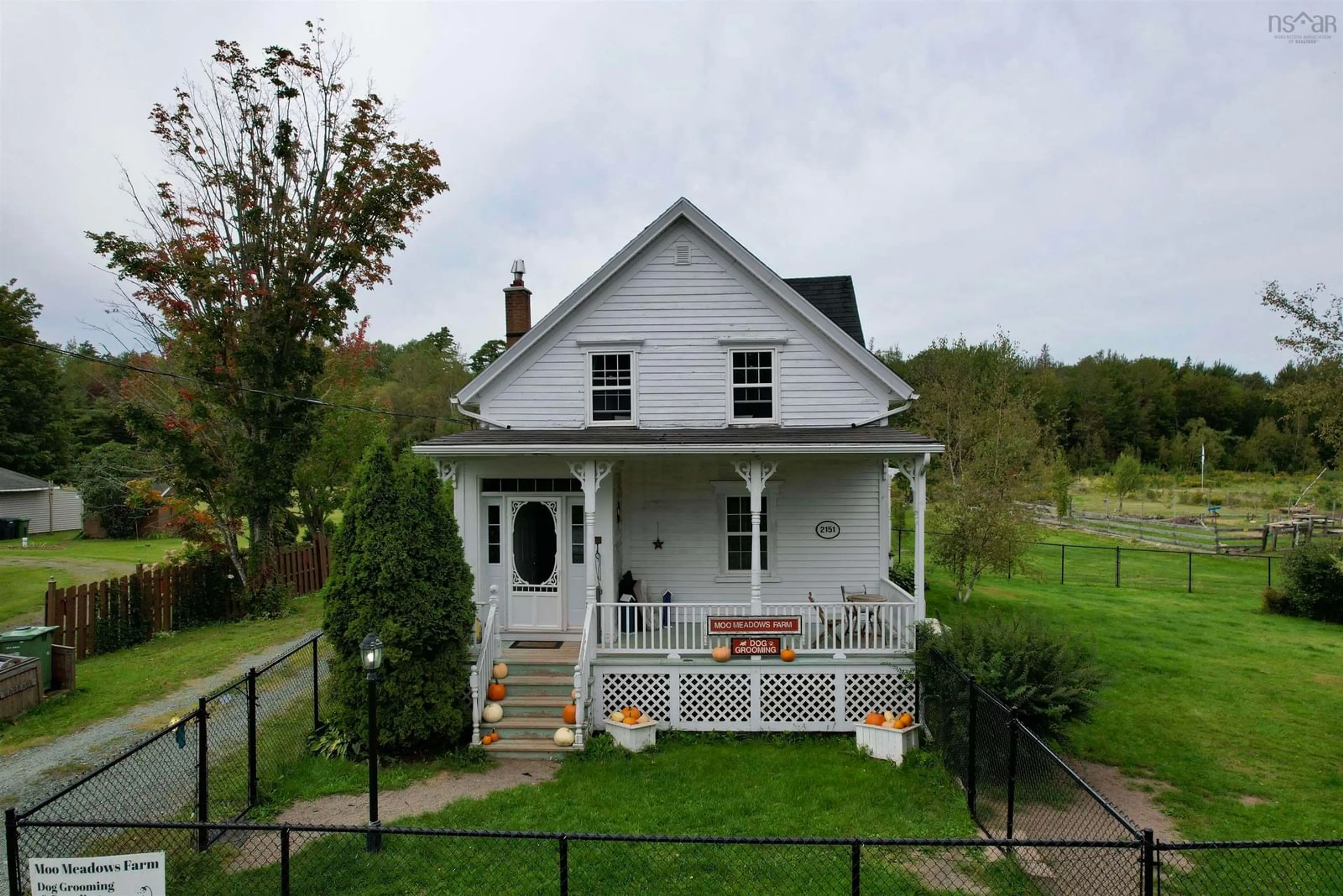 A pic from outside/outdoor area/front of a property/back of a property/a pic from drone, street for 2151 Wyvern Rd, River Philip Nova Scotia B0M 1V0