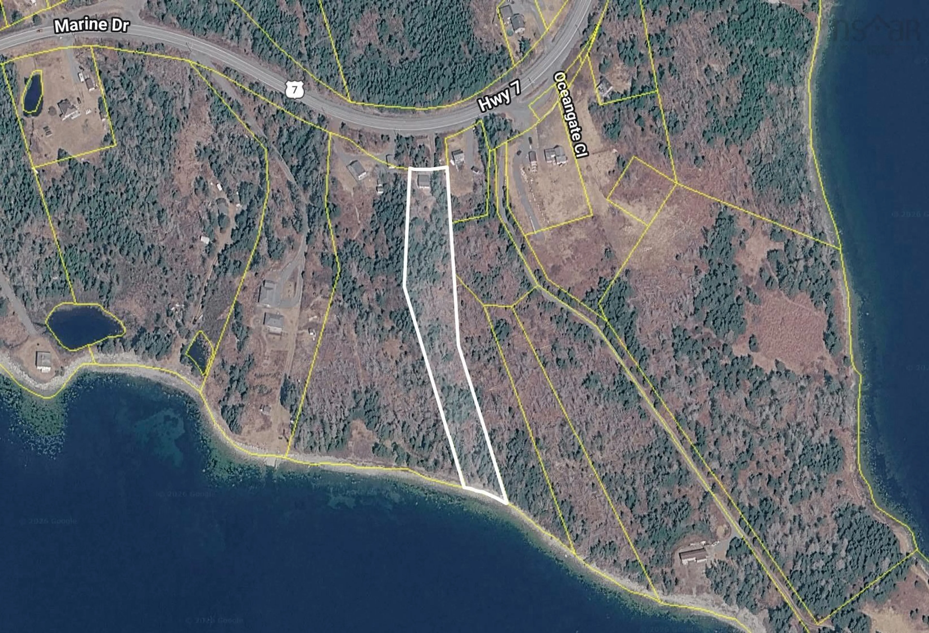 Picture of a map for 18046 Highway 7, Popes Harbour Nova Scotia B0J 3H0