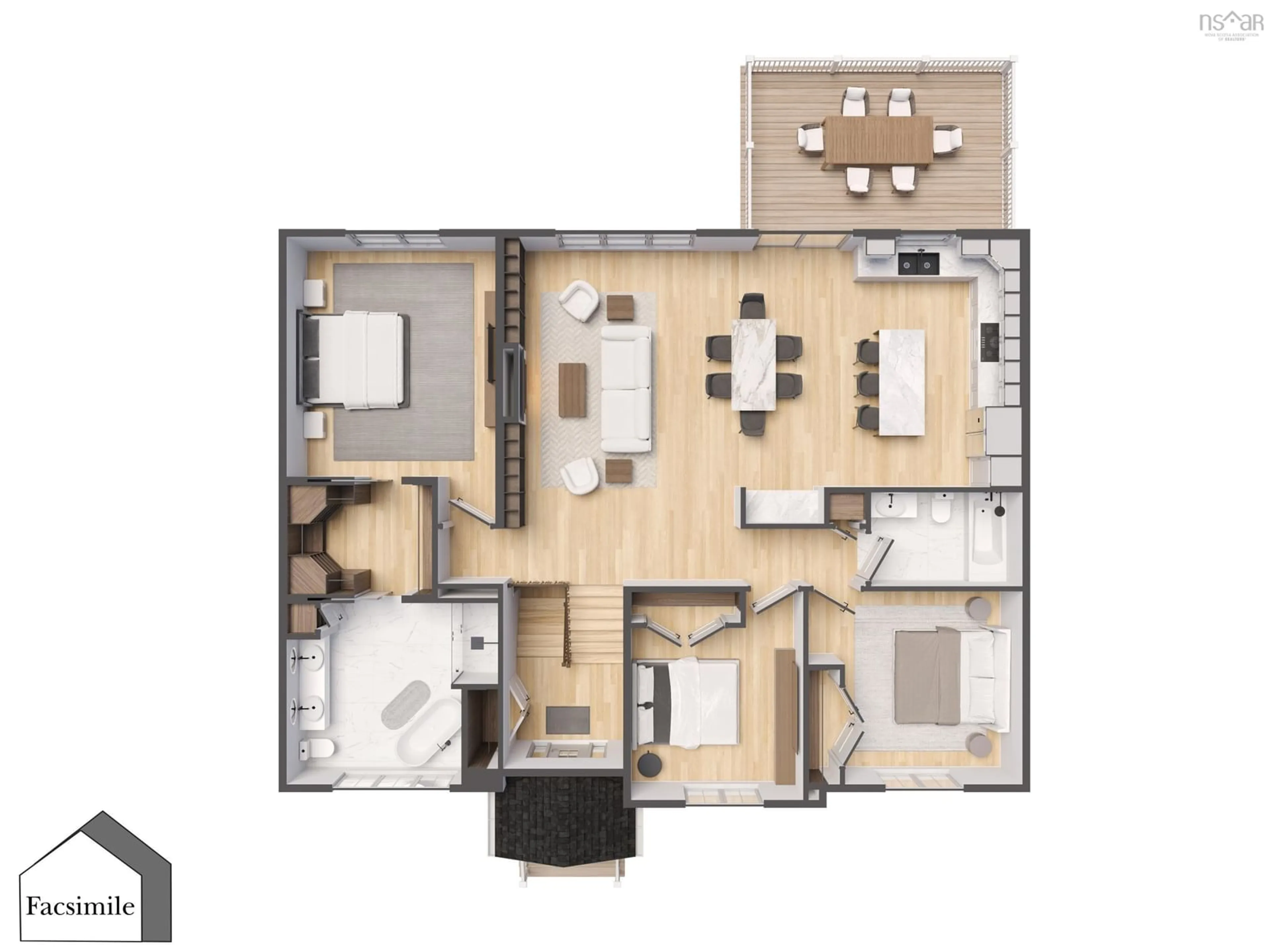 Floor plan for Unit 2 Axehill Crt, Upper Tantallon Nova Scotia B3Z 1M5