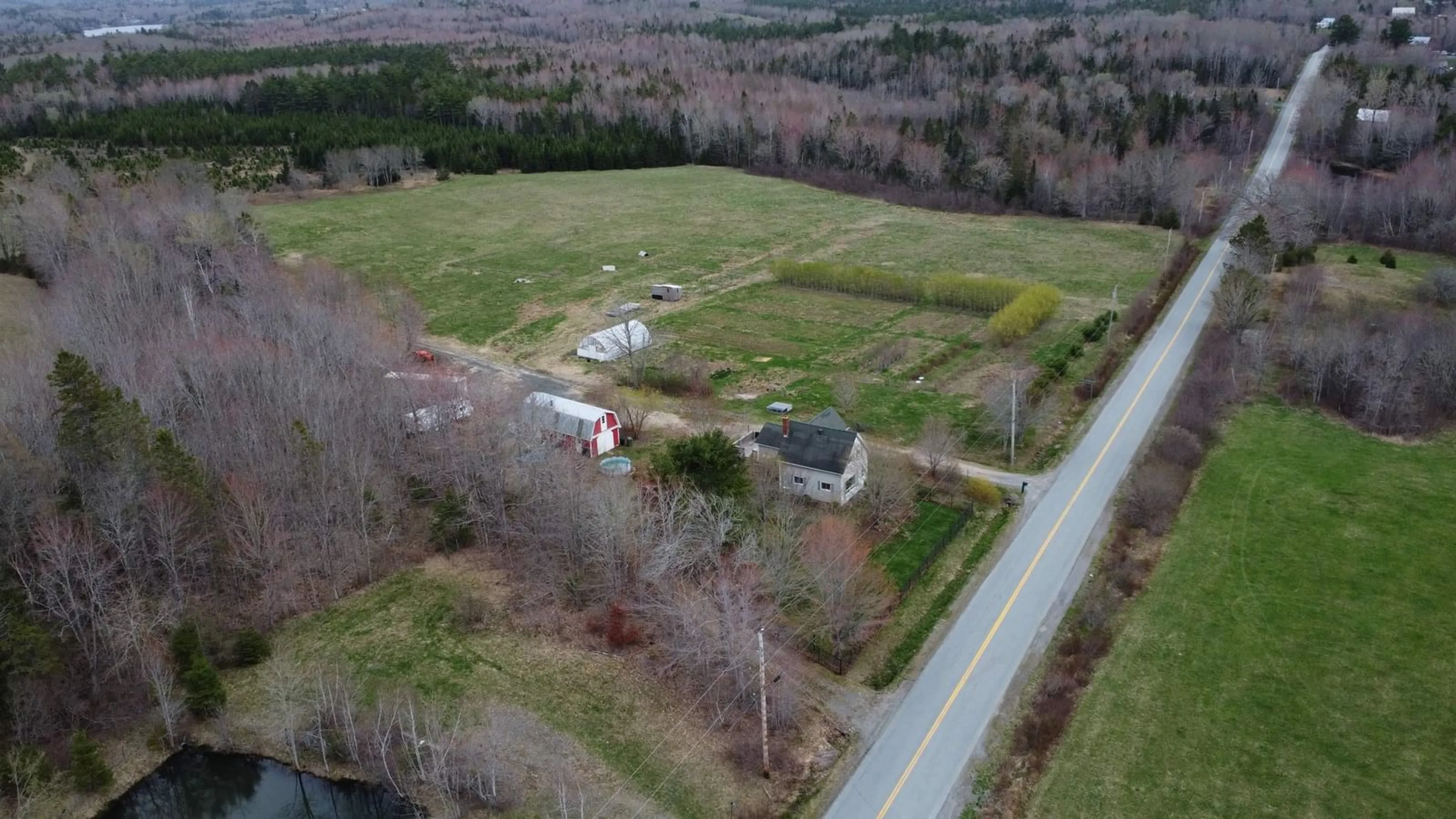 A pic from outside/outdoor area/front of a property/back of a property/a pic from drone, building for 700 Farmington Rd, Farmington Nova Scotia B0R 1A0