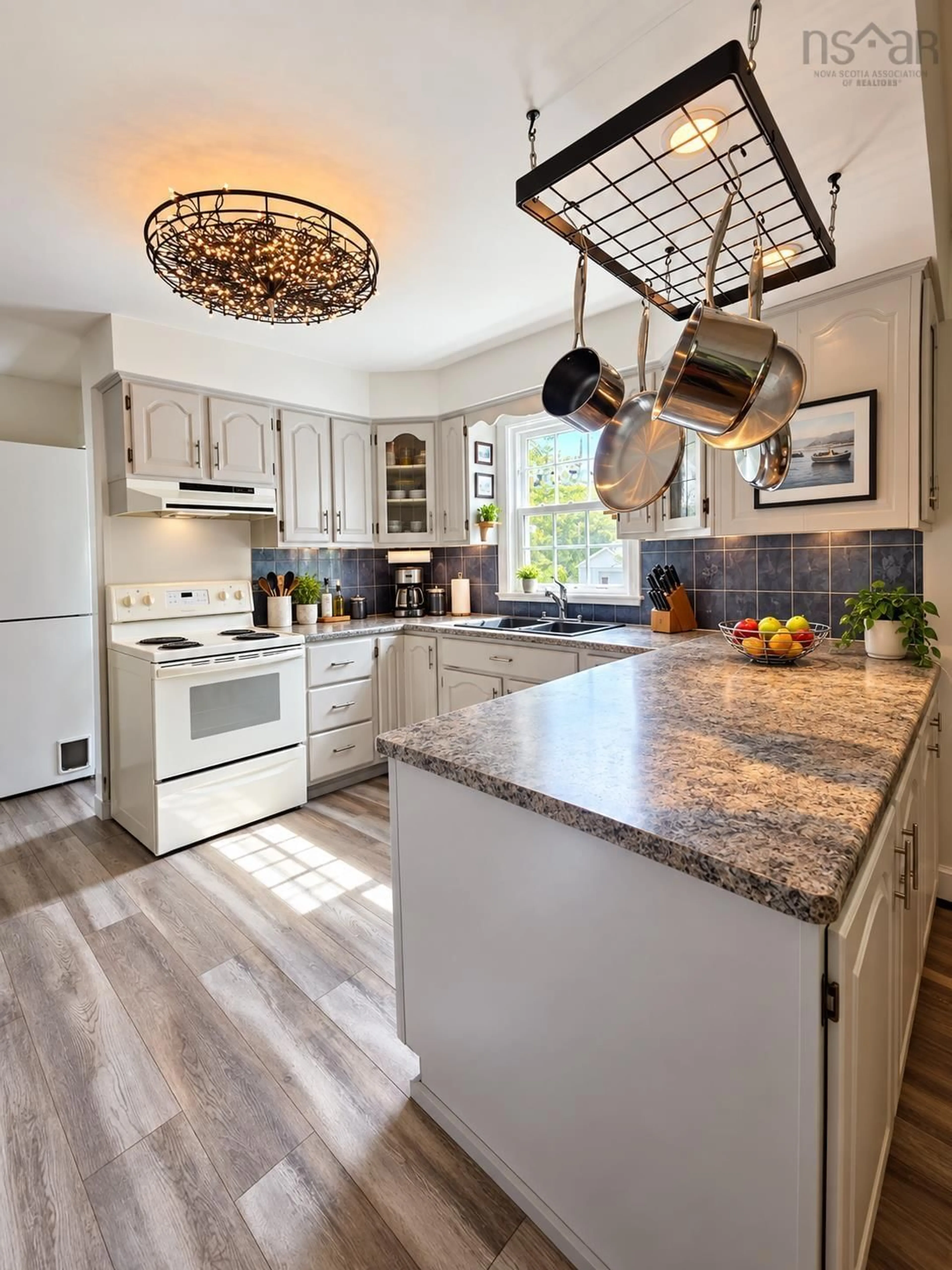 Contemporary kitchen, ceramic/tile floor for 49 Bulkley St, Shelburne Nova Scotia B0T 1W0