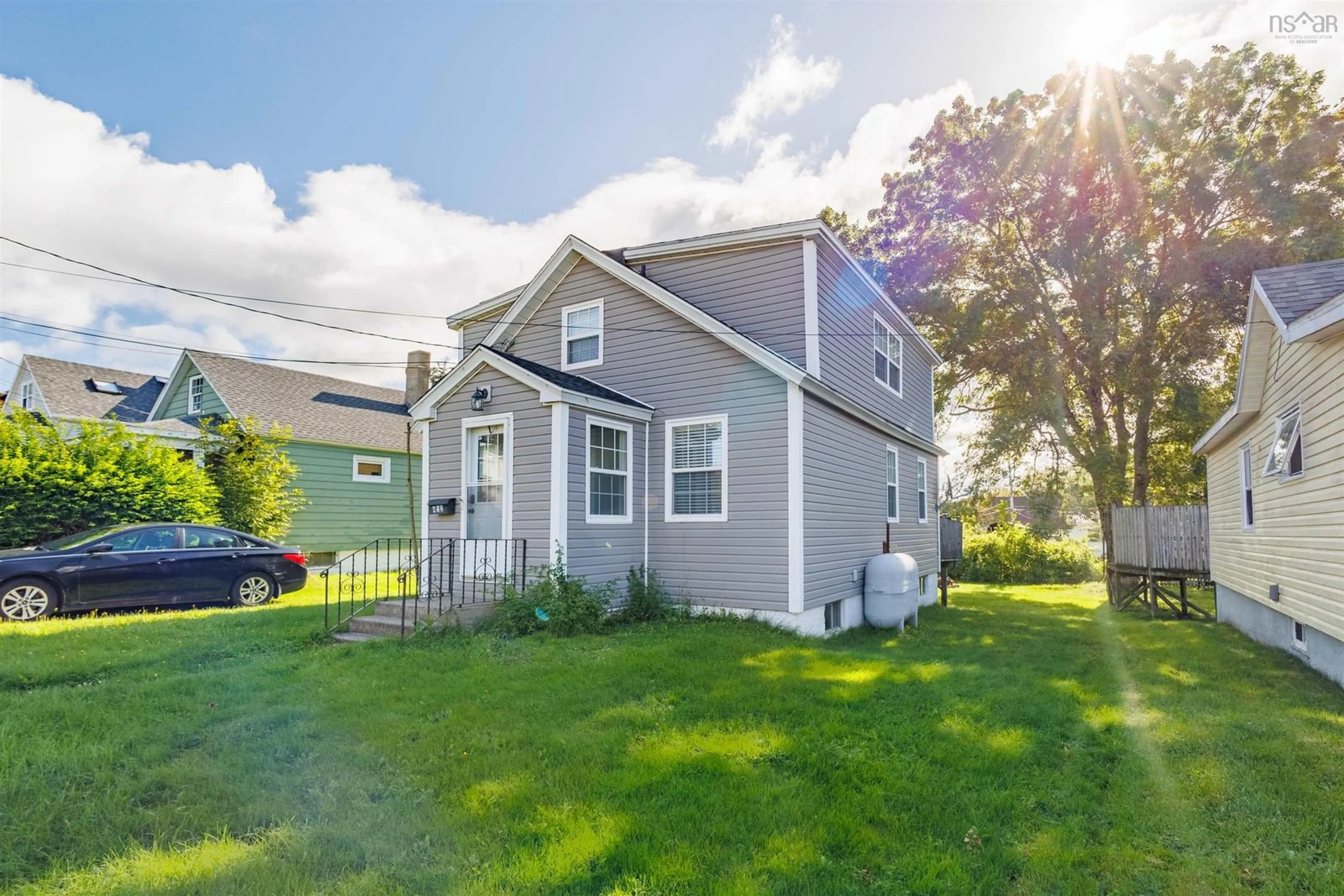 A pic from outside/outdoor area/front of a property/back of a property/a pic from drone, street for 412 Atlantic St, Sydney Nova Scotia B1P 3R8
