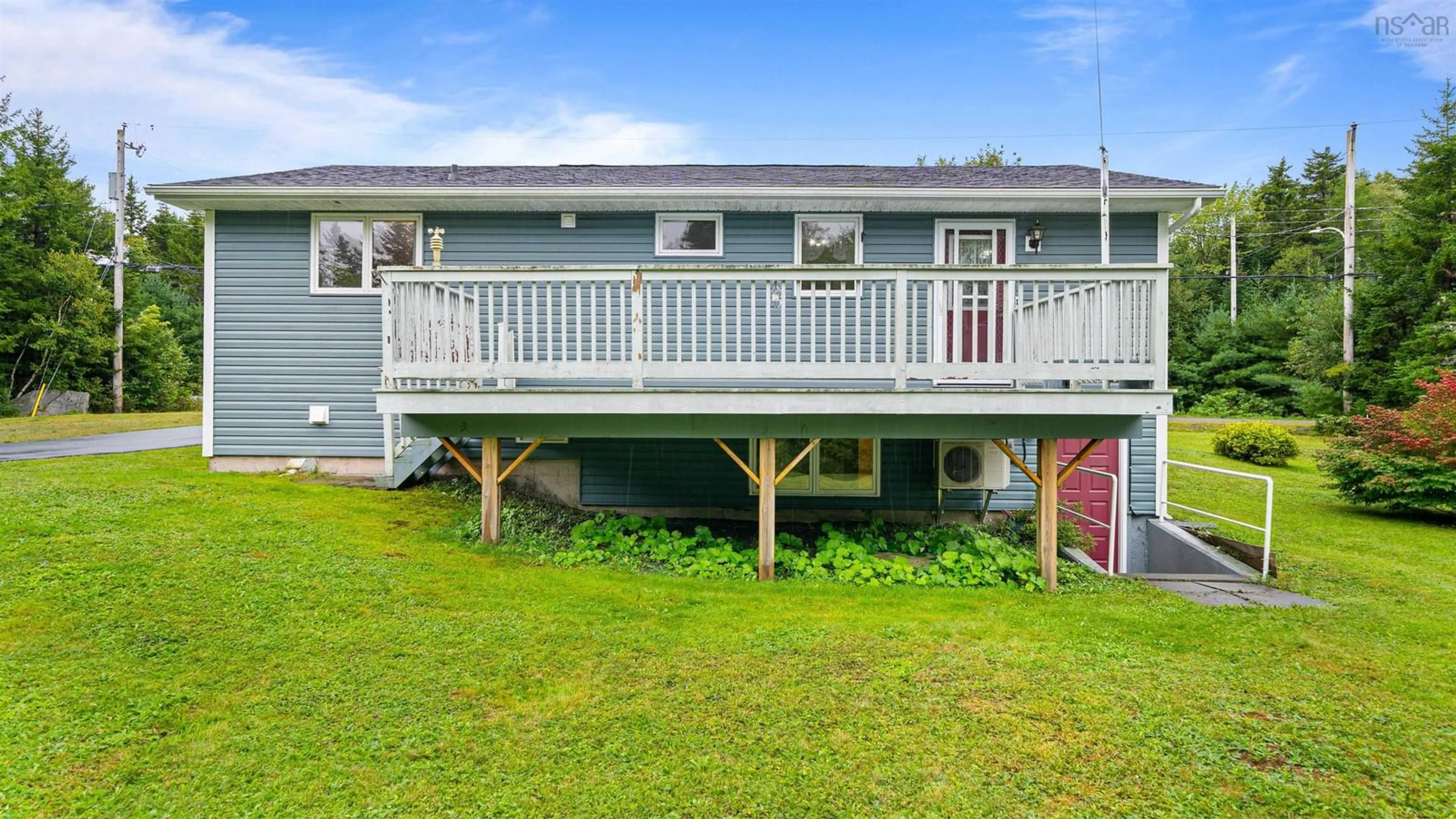 A pic from outside/outdoor area/front of a property/back of a property/a pic from drone, water/lake/river/ocean view for 6 Heidelberg Lane, Porters Lake Nova Scotia B3E 1J1