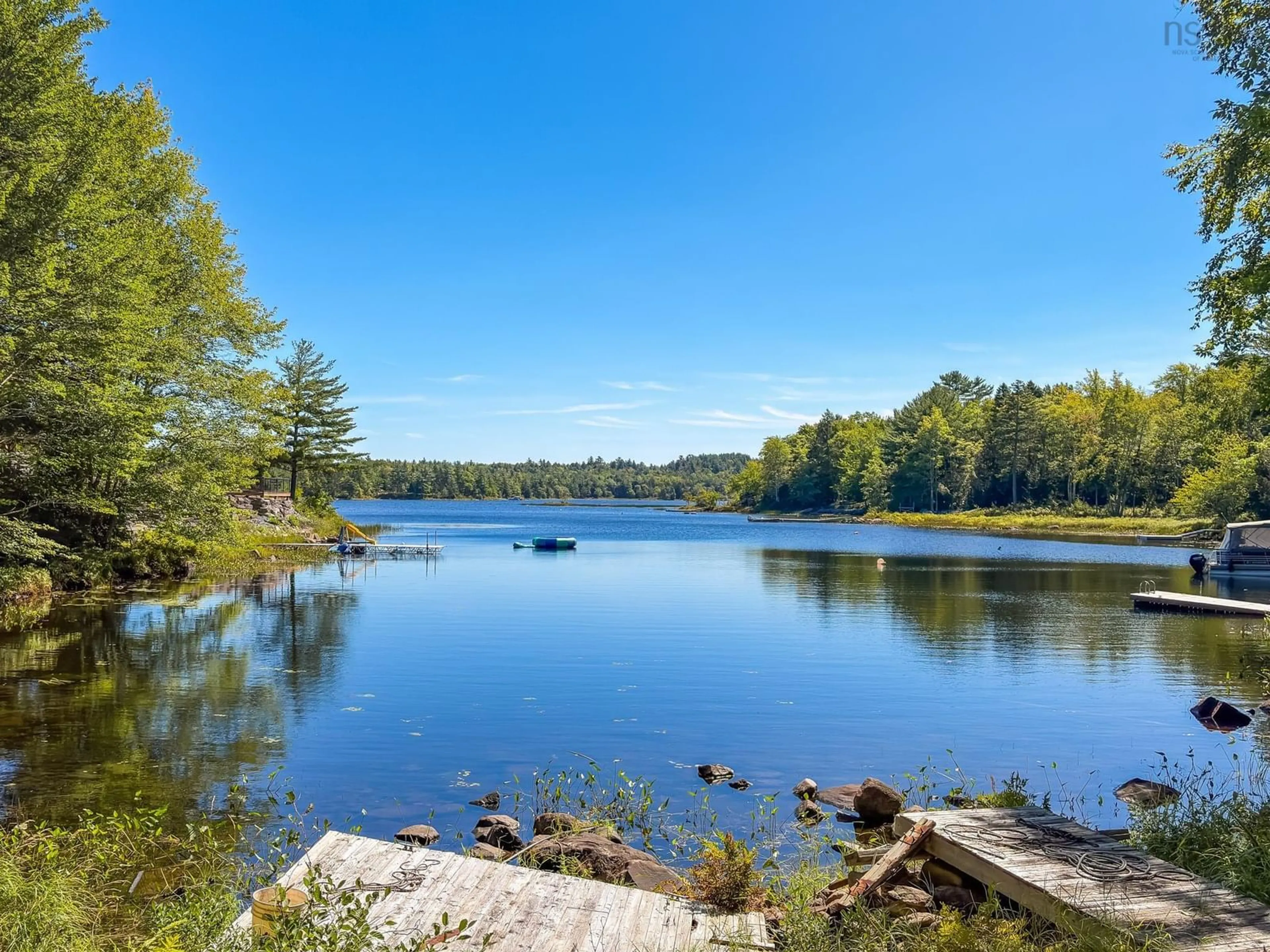 A pic from outside/outdoor area/front of a property/back of a property/a pic from drone, water/lake/river/ocean view for 840 Narrows Rd, Labelle Nova Scotia B4V 8V1