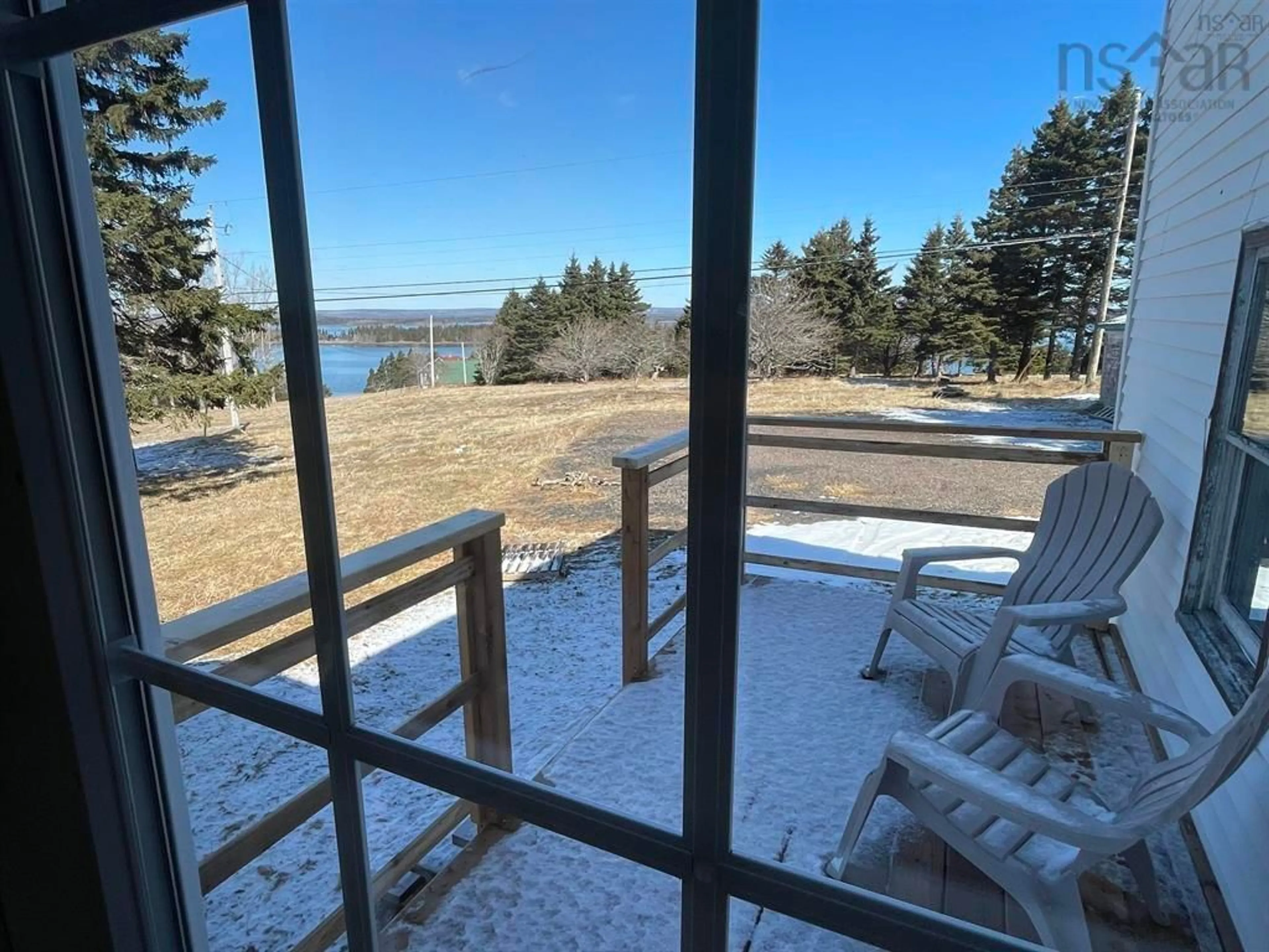 Patio, water/lake/river/ocean view for 27 Descousse-Cap La Ronde Rd, D'Escousse Nova Scotia B0E 1K0