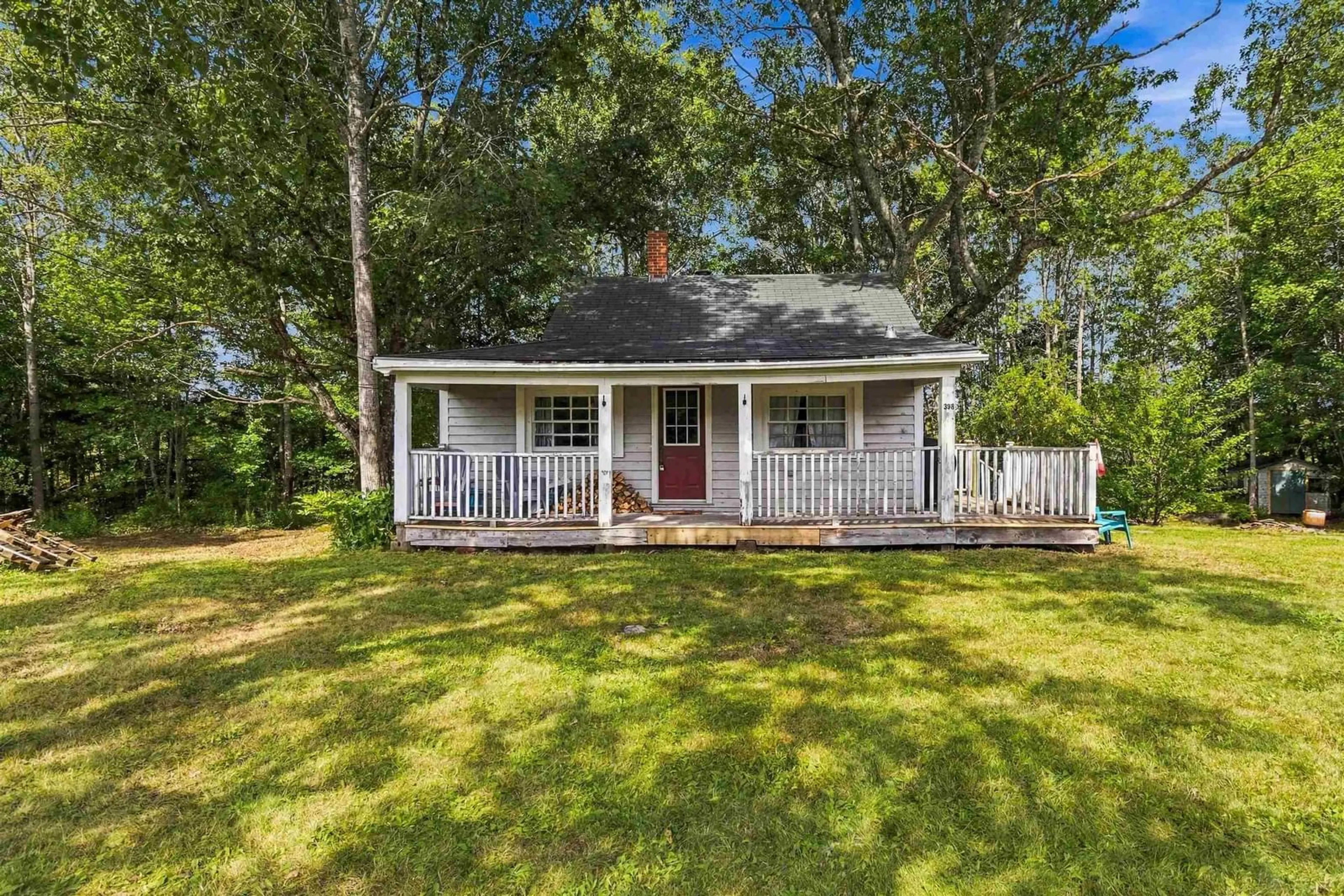 A pic from outside/outdoor area/front of a property/back of a property/a pic from drone, street for 398 Danesville Loop, Danesville Nova Scotia B4V 8P6